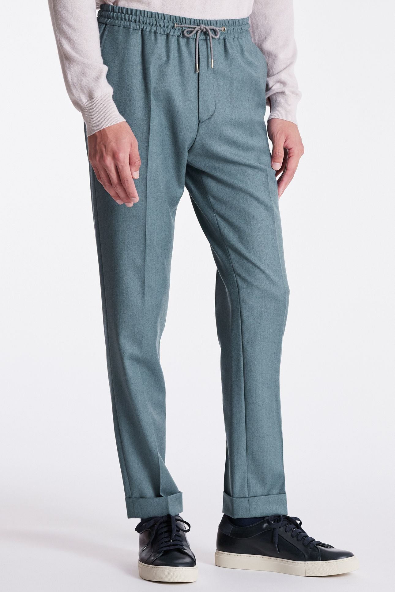 GENTS DRAWCORD TROUSER BLUE 1