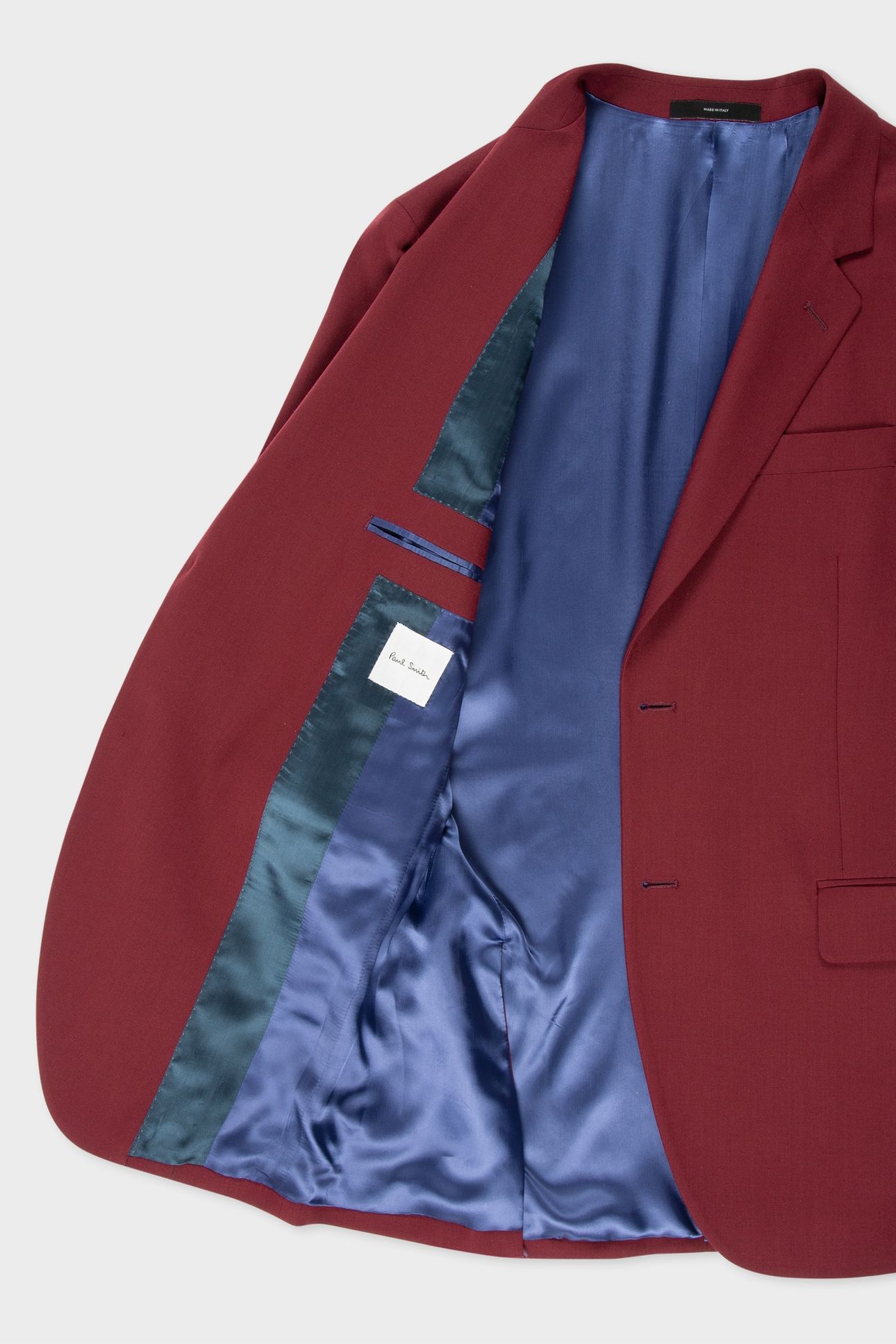 GENTS 2 BUTTON SUIT DARK RED ALT 4