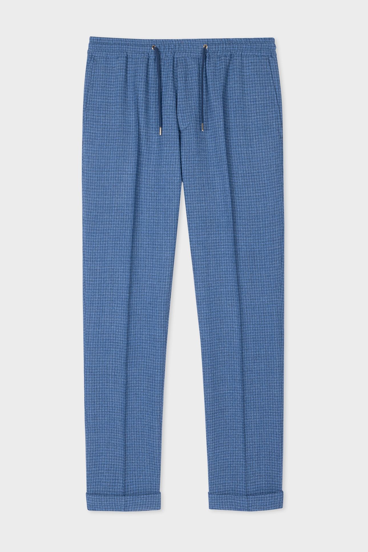 MENS DRAWCORD TROUSER COBALT BLUE 4