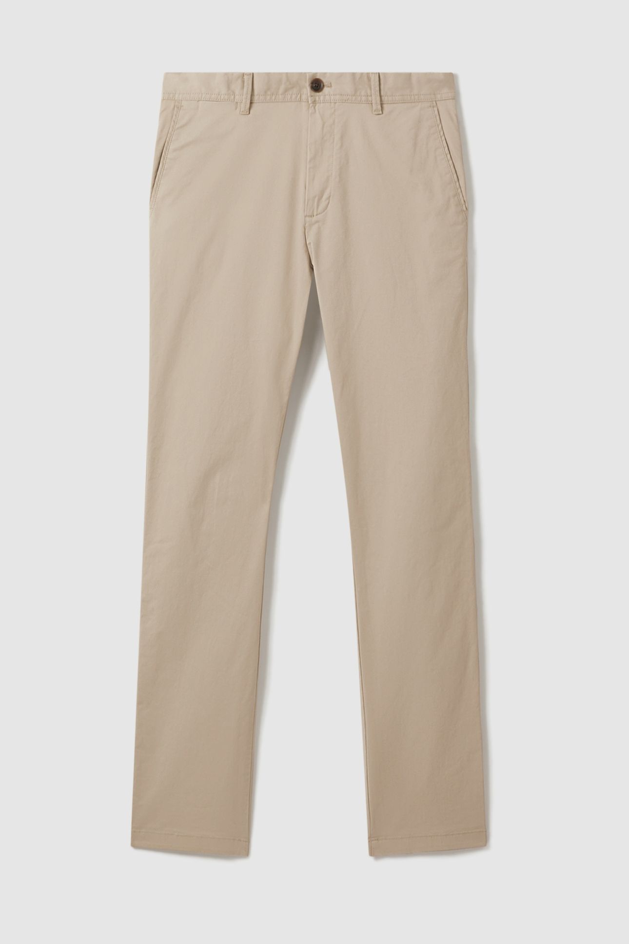WASHED SLIM FIT CHINO STONE 4