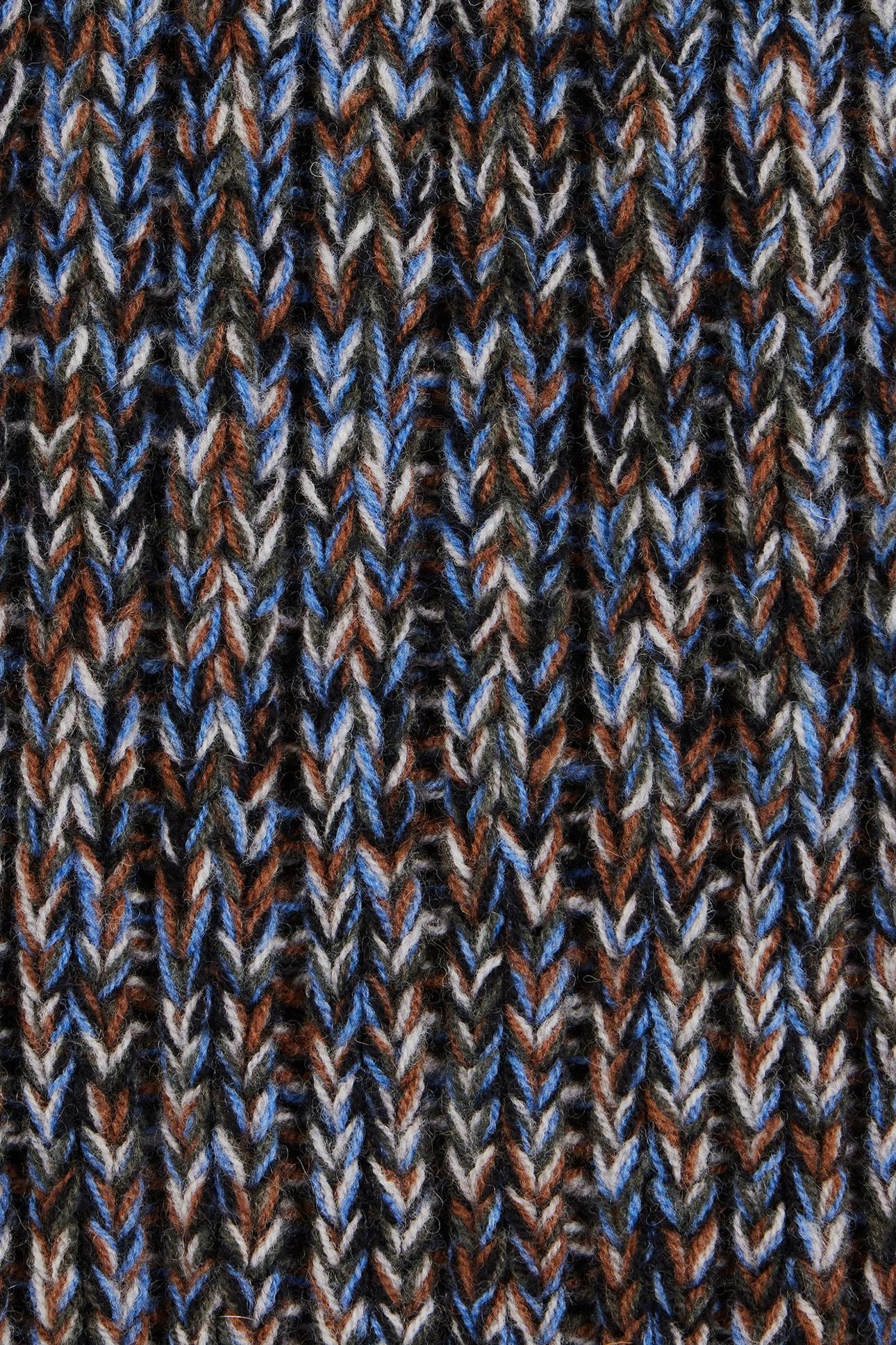 MEN SCARF CHUNKY TWISTED SLATE 6