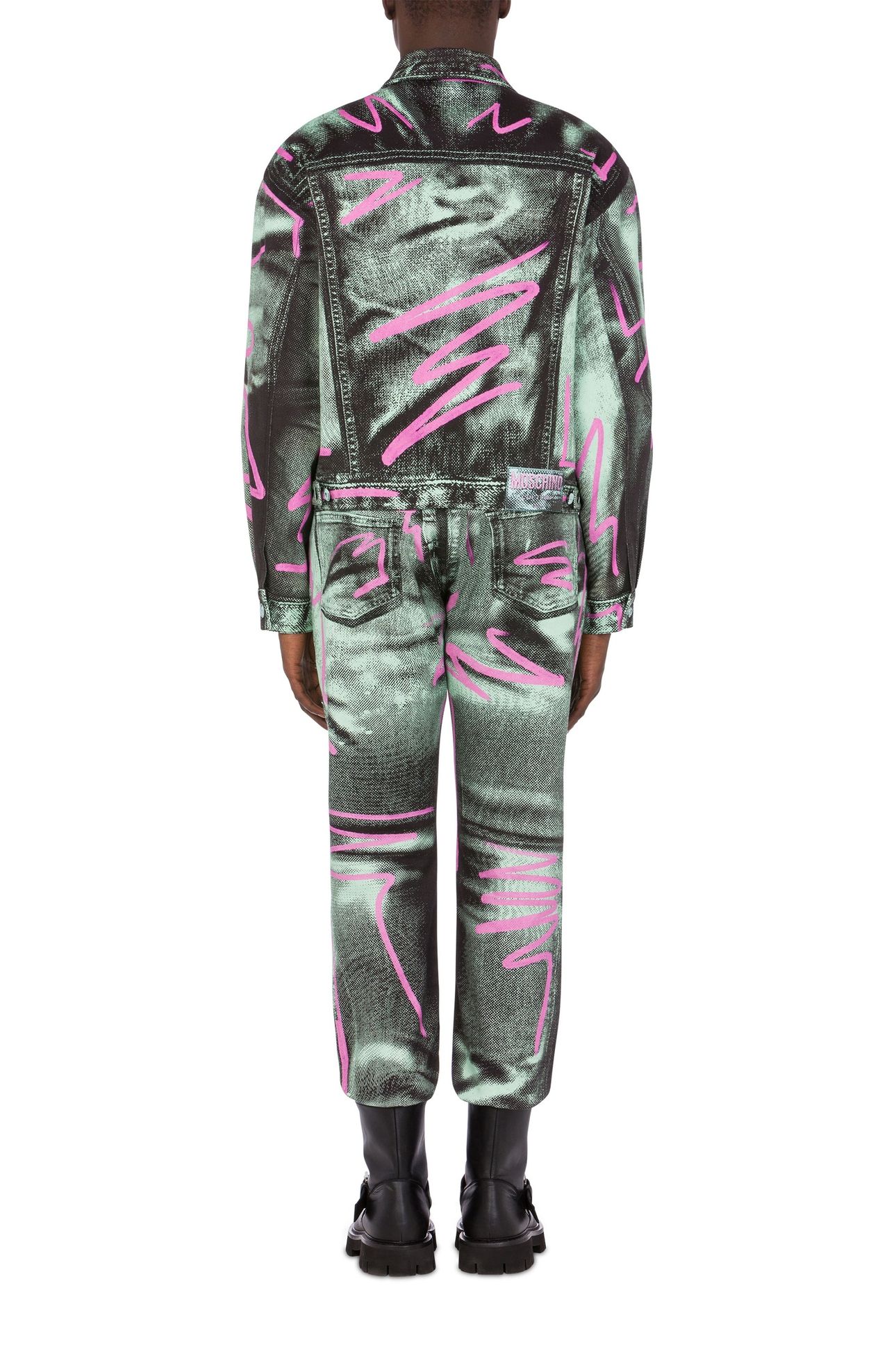 SHADOWS & SQUIGGLES COTTON BULL JACKET GREY 2
