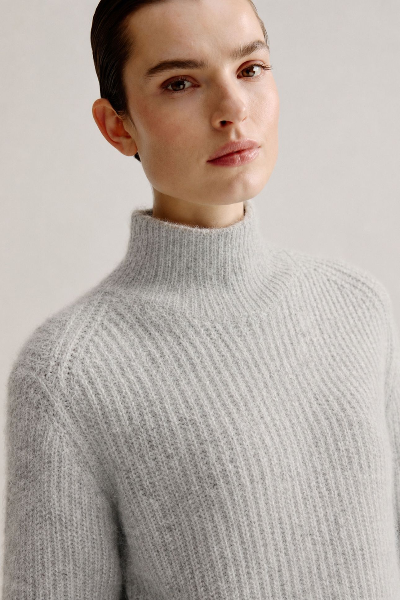 AURORA SWEATER LIGHT GREY MELANGE 4