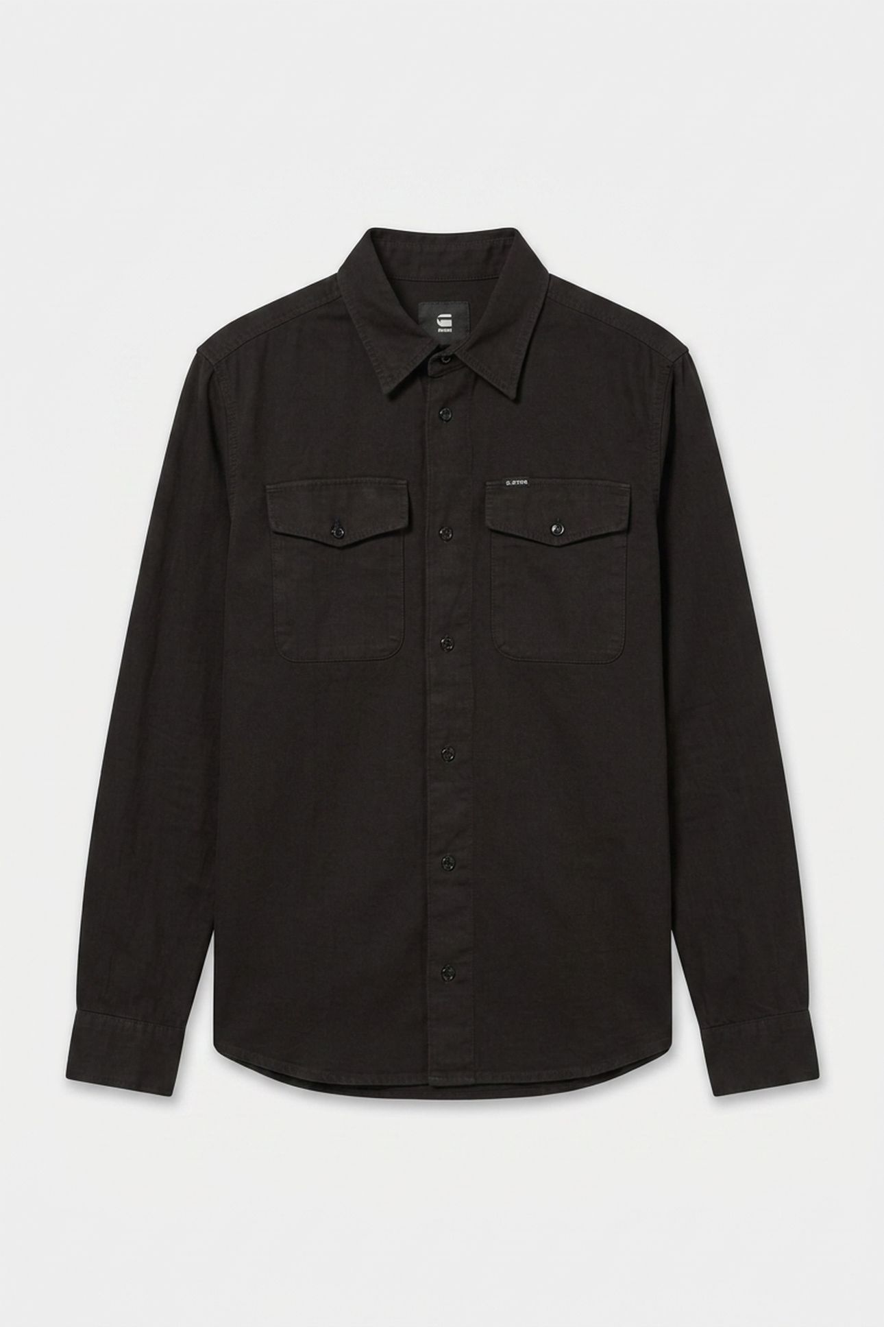 MARINE SLIM SHIRT BLACK 3