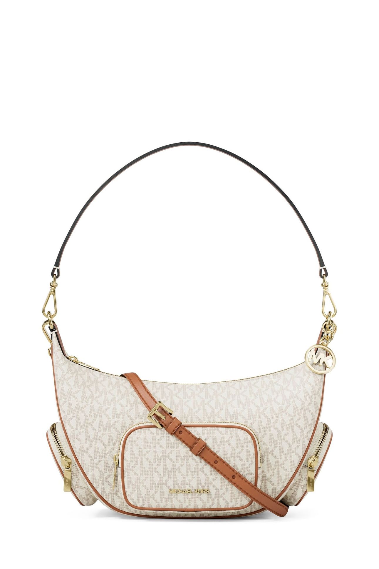 MEDIUM CONVERTIBLE POCKET SHOULDER BAG VANILLA 1