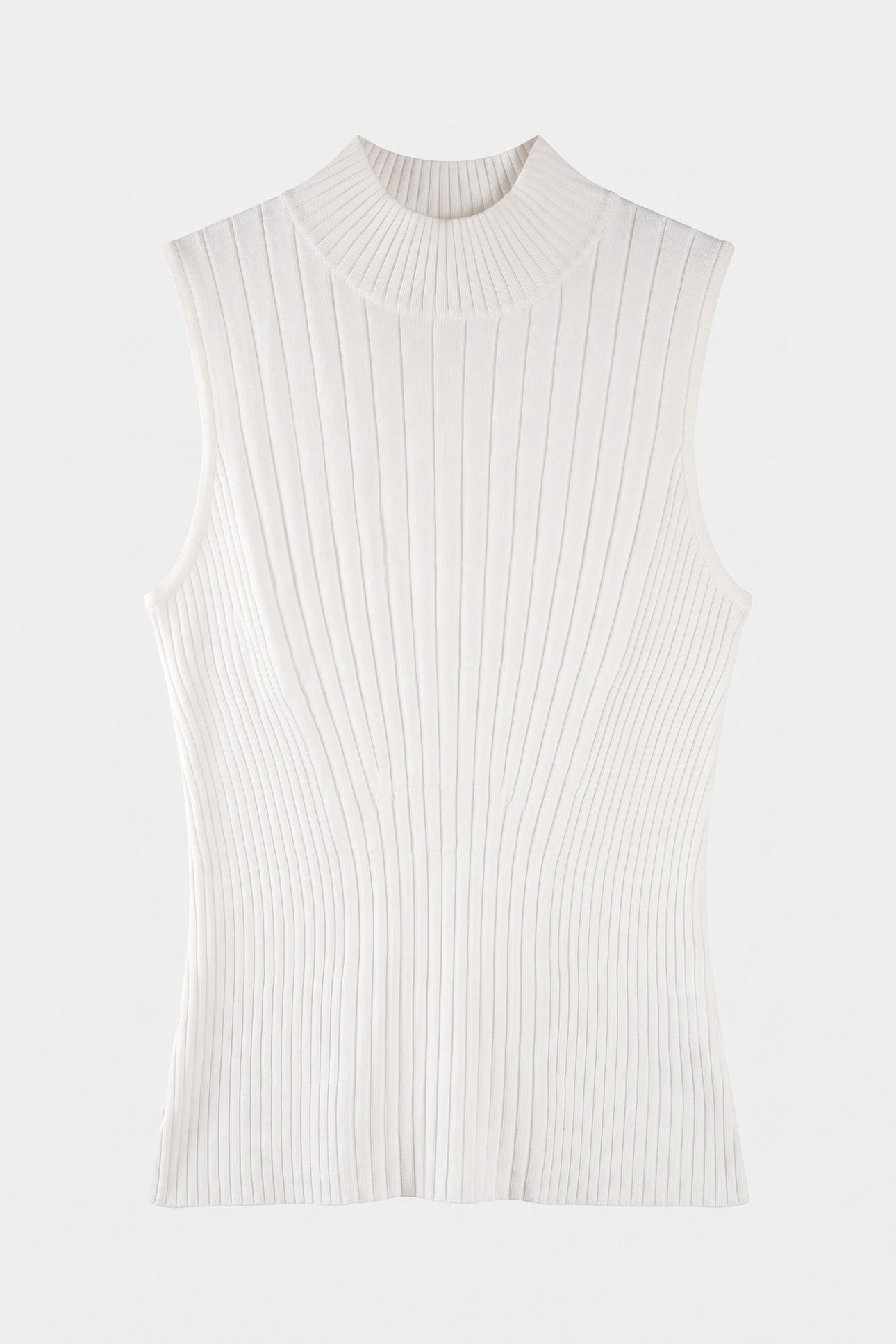 AGATHE SL MOCK NECK MACADAMIA 3