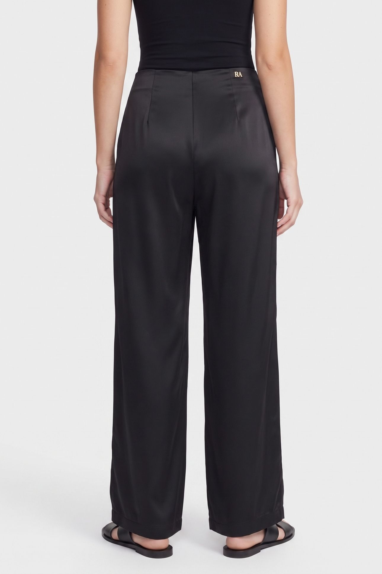 ARETHA OVERLAP PANTS JET BLACK A996 2