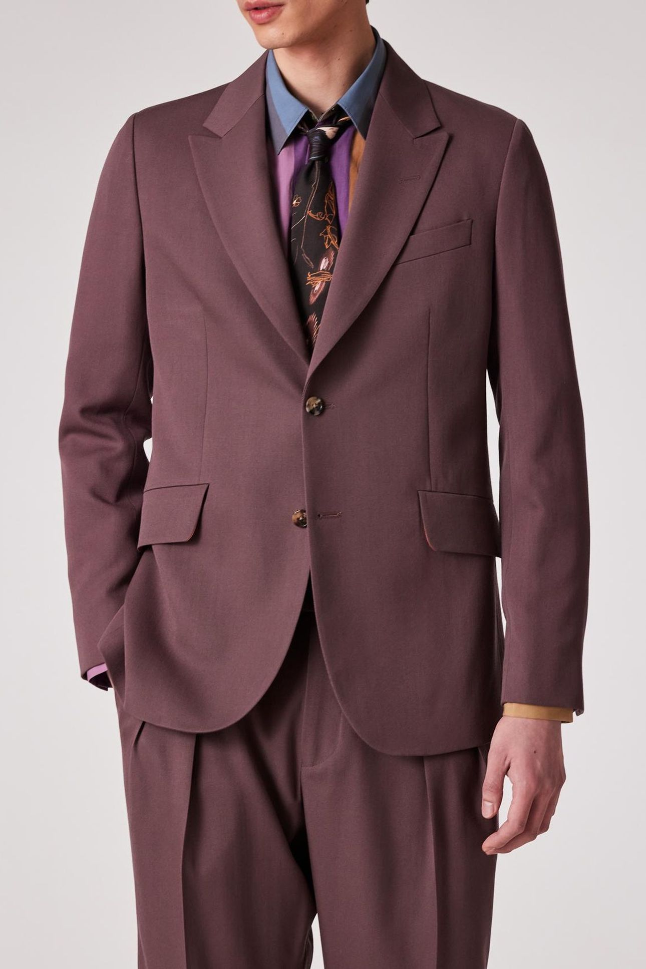 MENS JACKET AUBERGINE 1