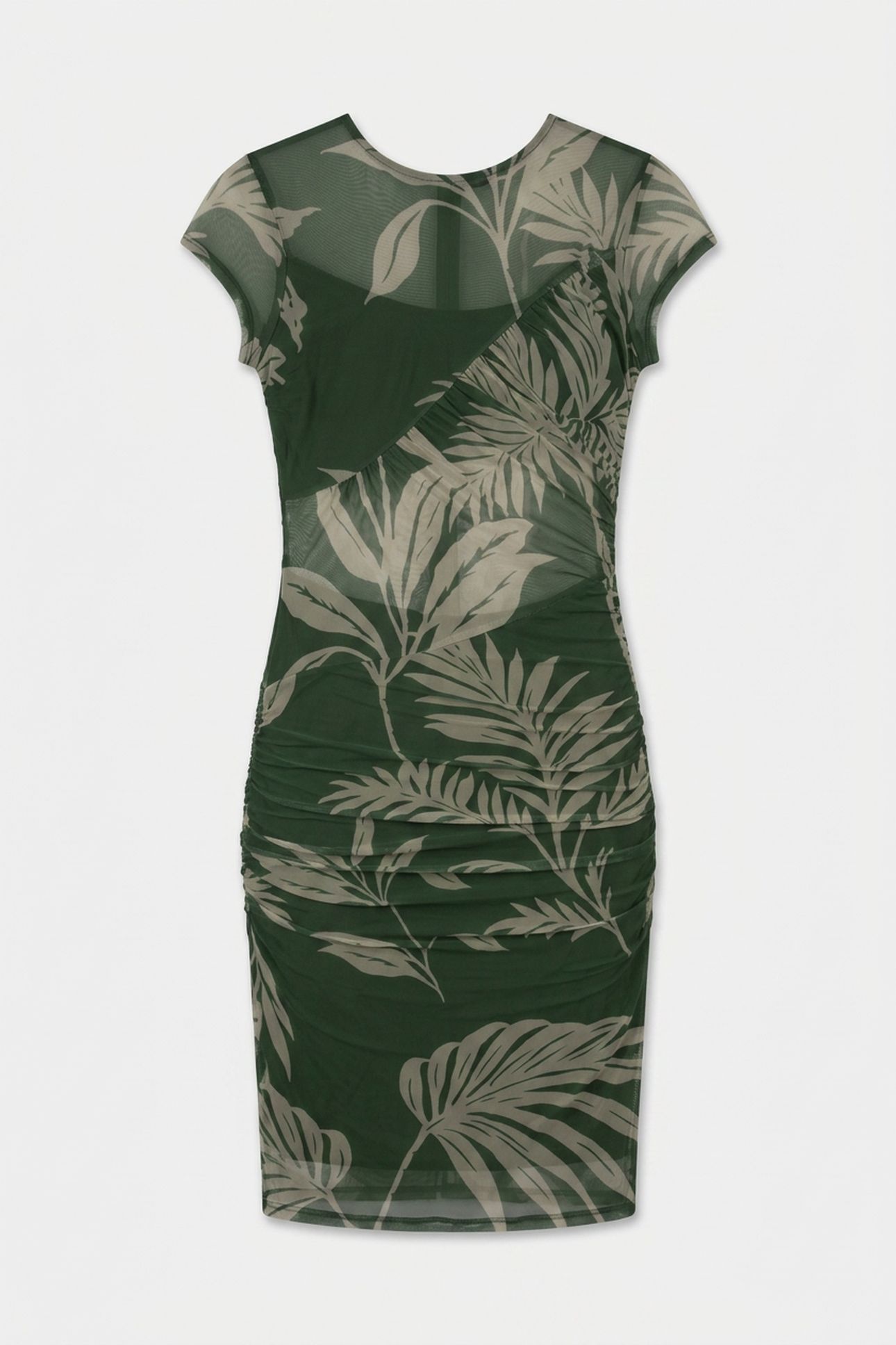 SS GRACEY MESH DRESS FOREST TROPICAL PRIN 3