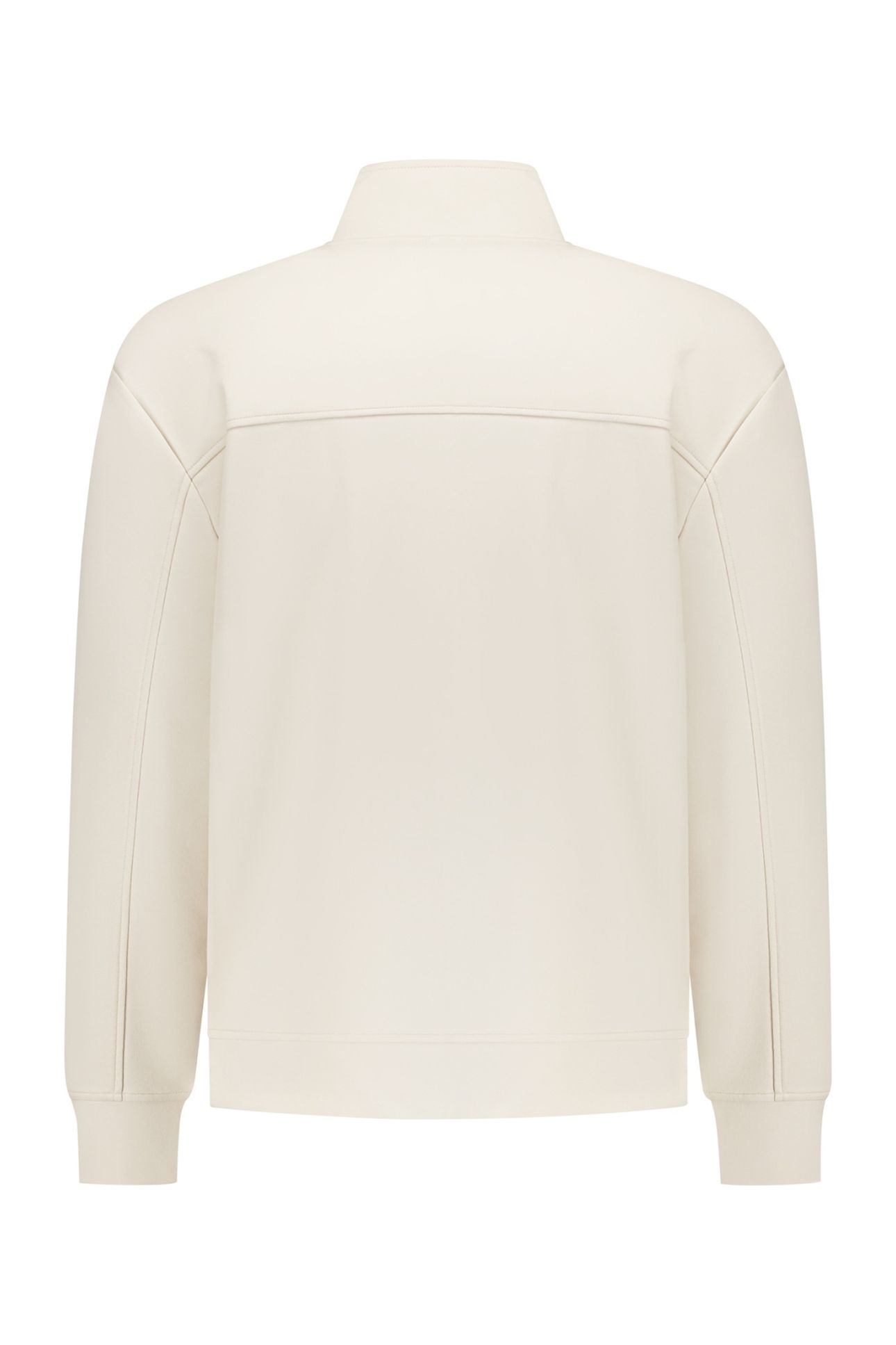 SWEATER FULL ZIP STONE 6