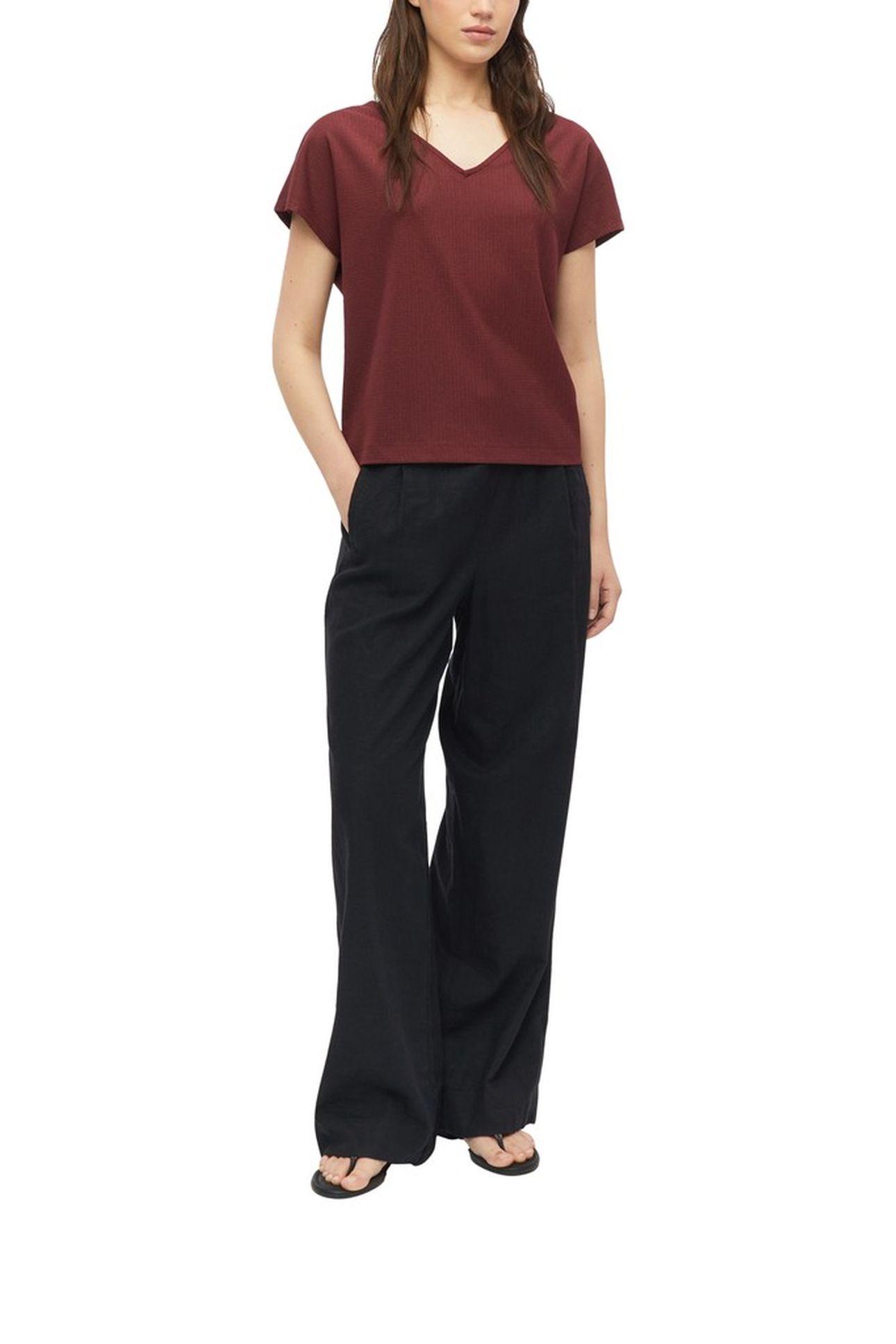 S.OLIVER T-SHIRTS BURGUNDY 2