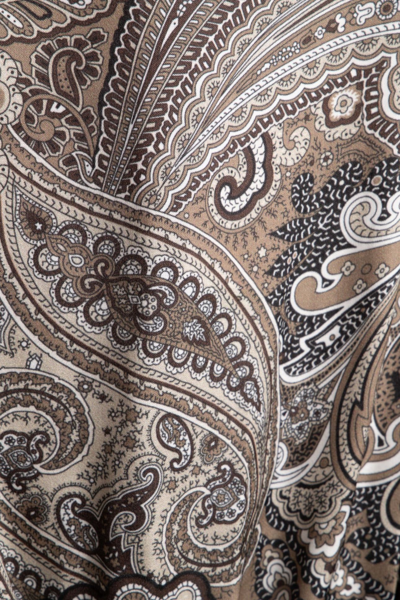 LOREDANA BOAT-NECK M FLORAL PAISLEY TAUPE 4