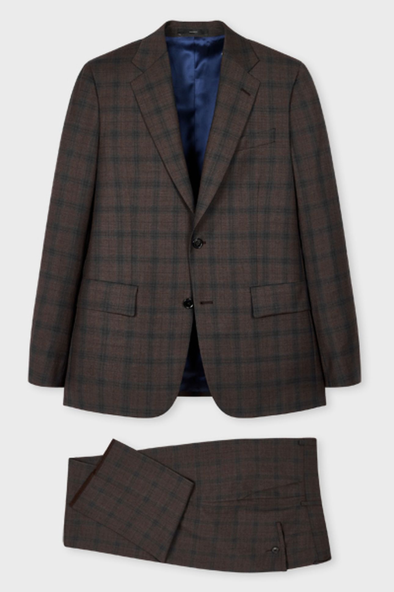 MENS TAILORED FIT 2 BUTTON SUIT HAZELNUT 5
