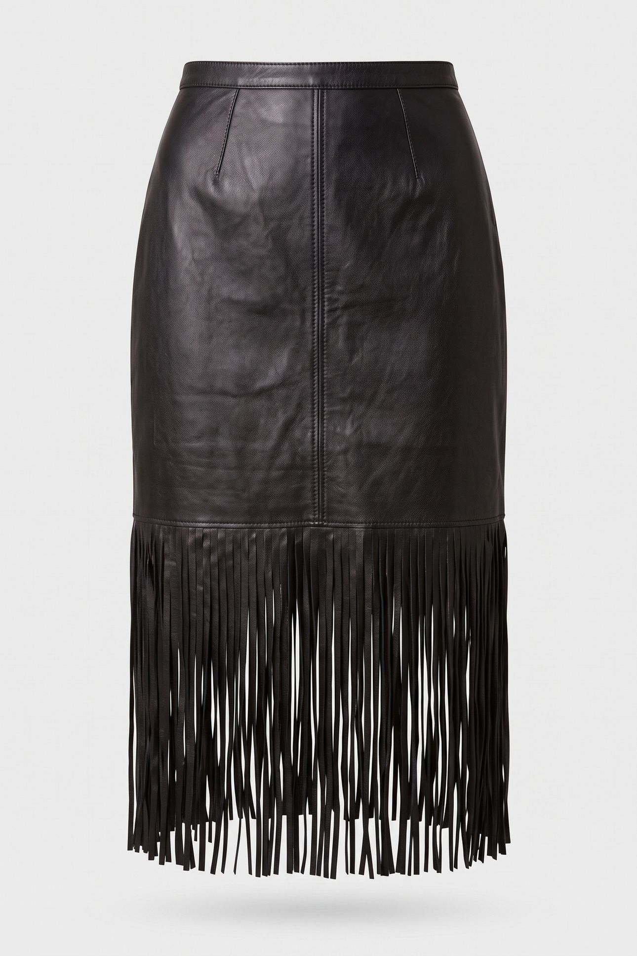PA BELLA LEATHER SKIRT BLACK 3