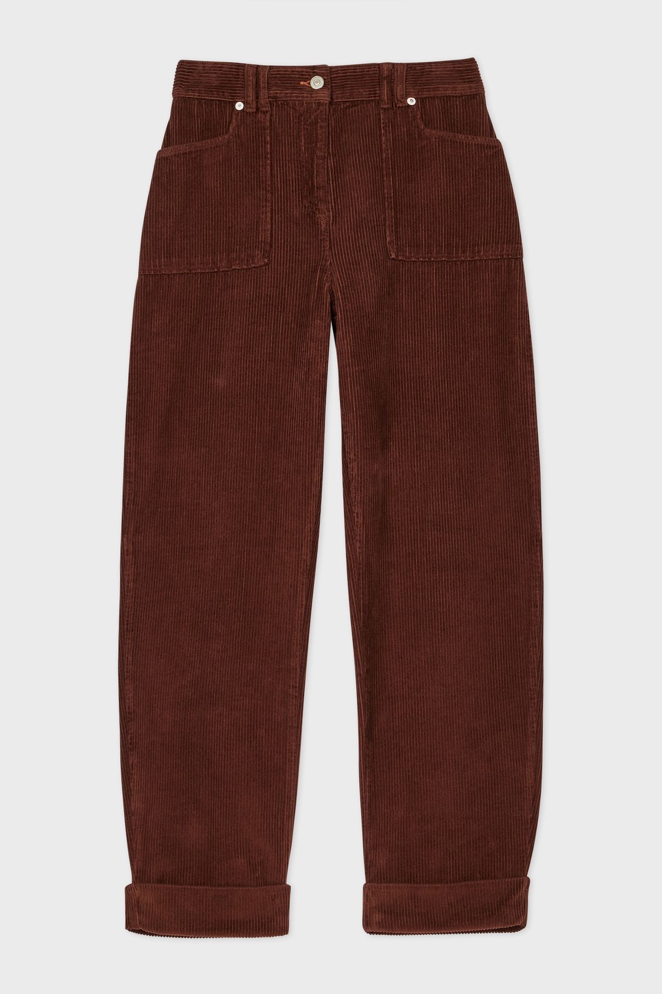 WOMENS TROUSER DARK BROWN 3