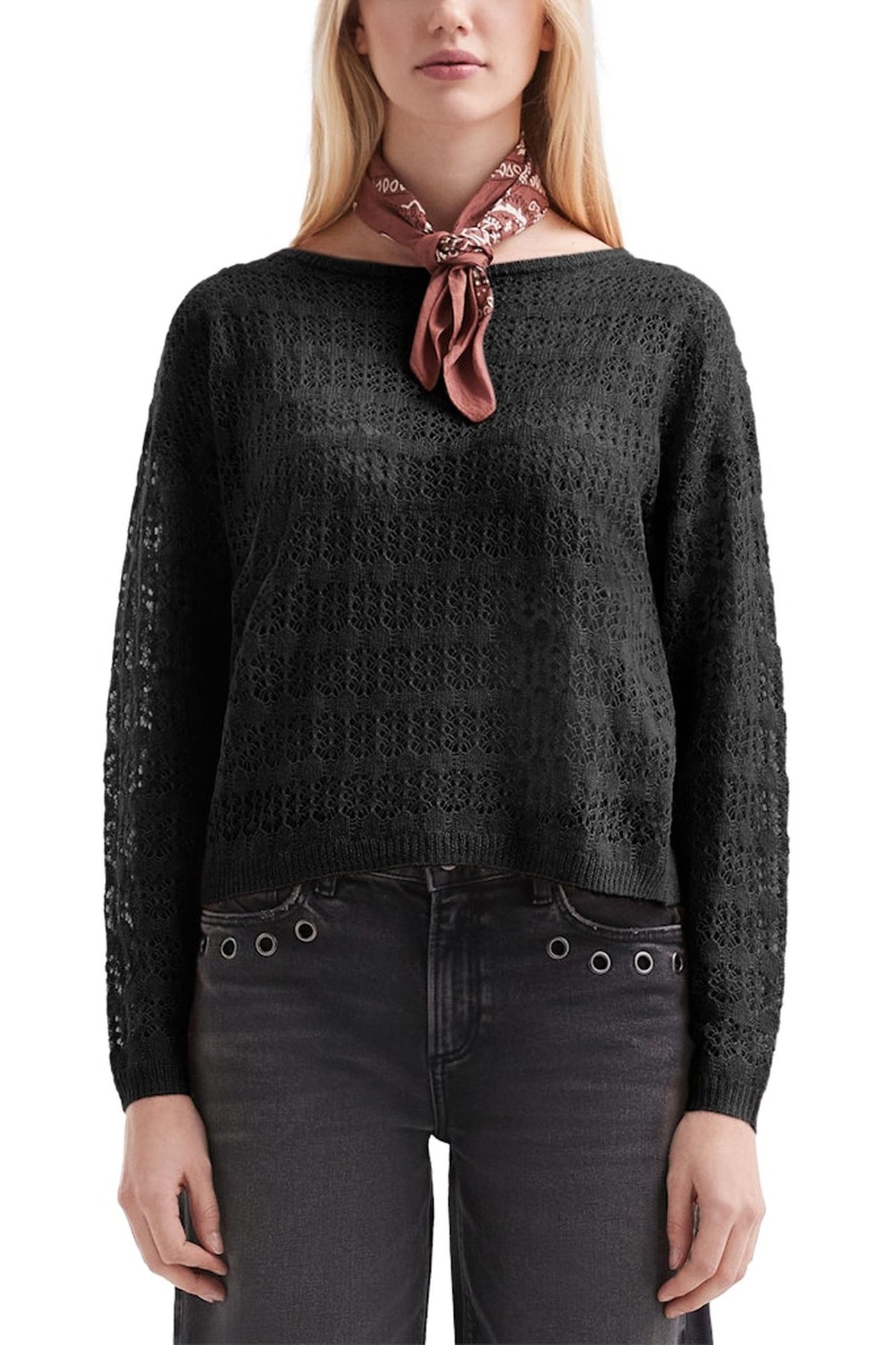 S.OLIVER-QS PULLOVER BLACK 1