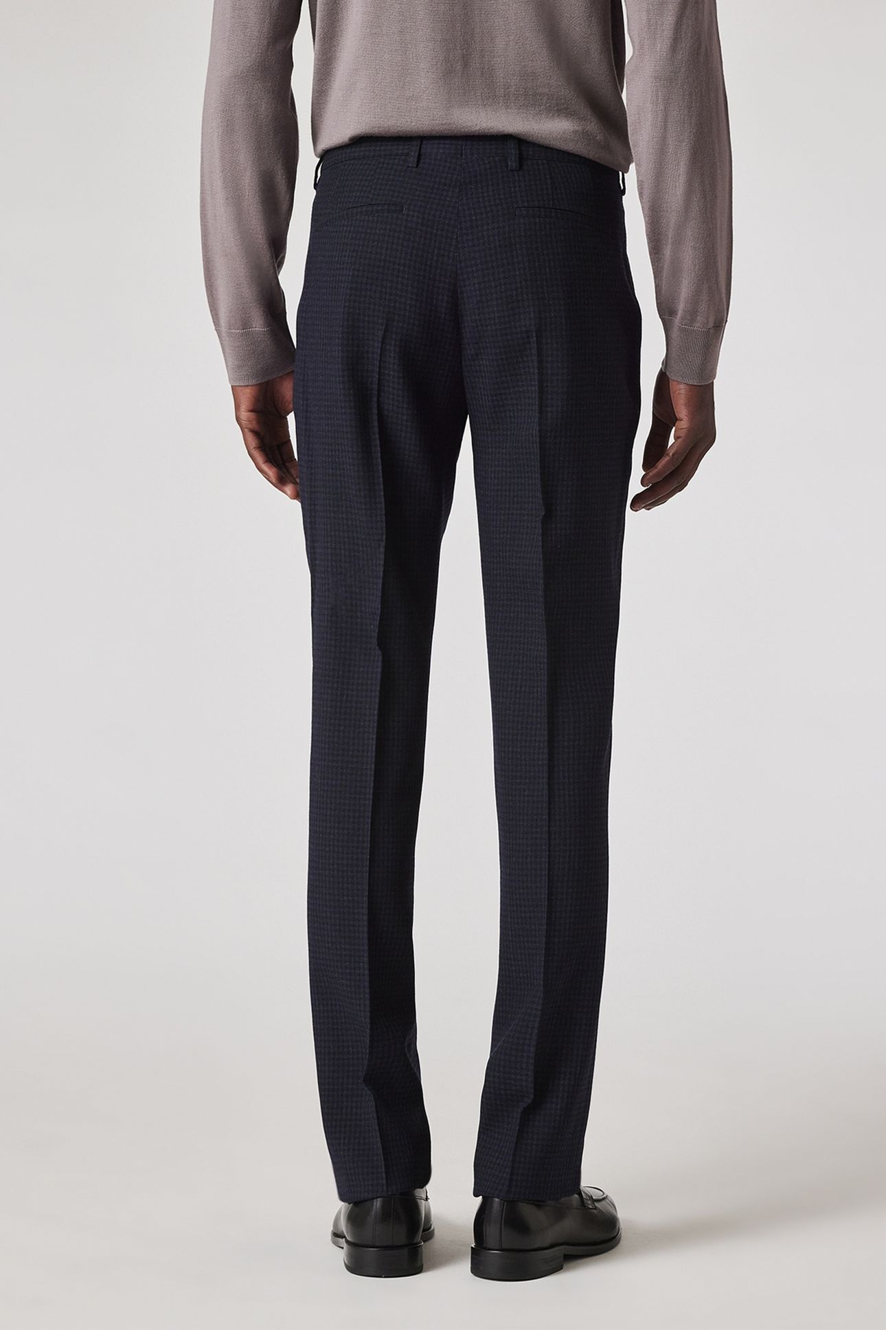 MENS SLIM FIT TROUSER VERY DARK NAVY 2