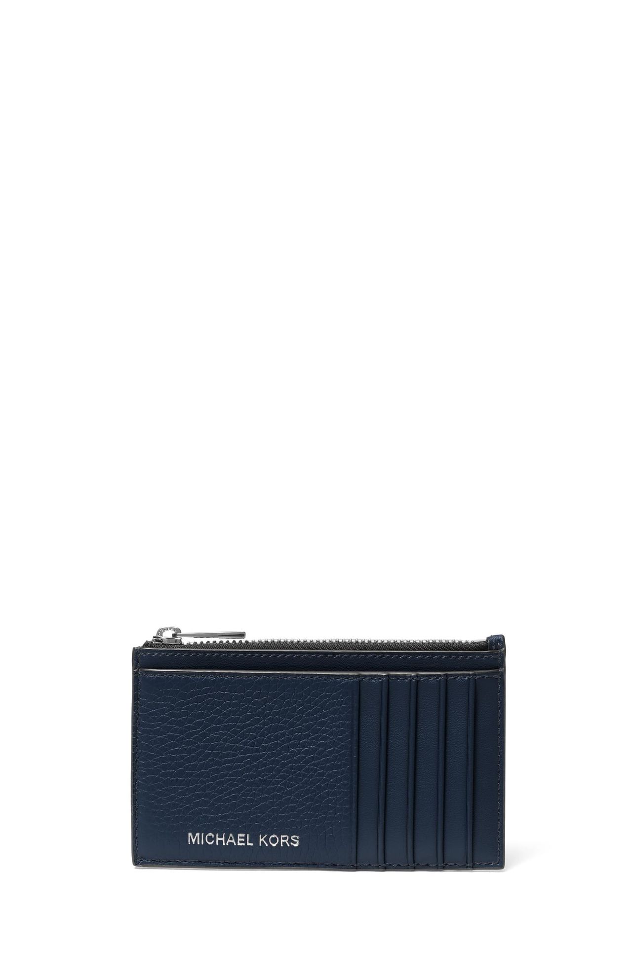 SLIM ZIP WALLET NAVY 1