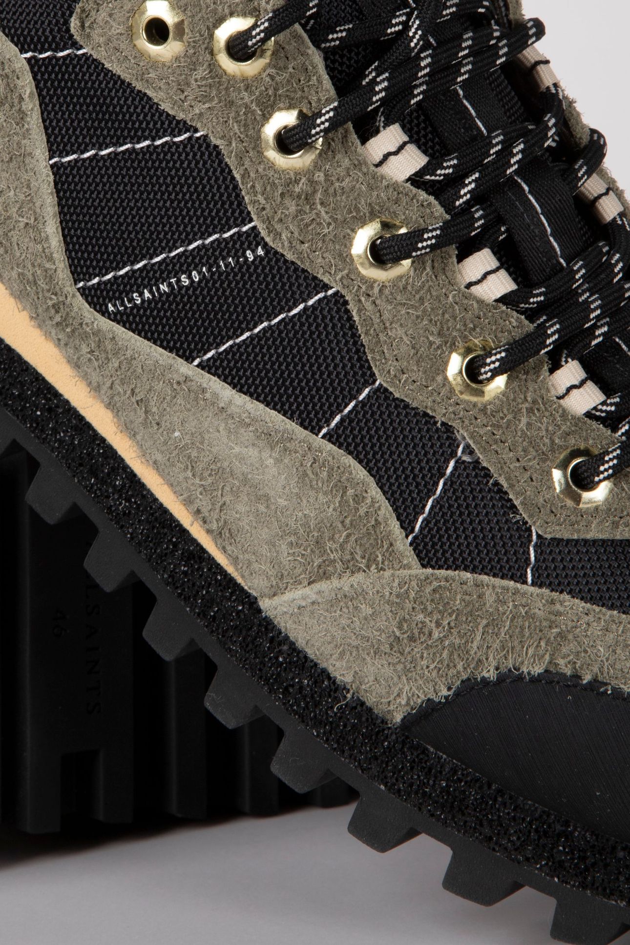 NEVIS SNEAKER KHAKI GREEN/BLACK 3