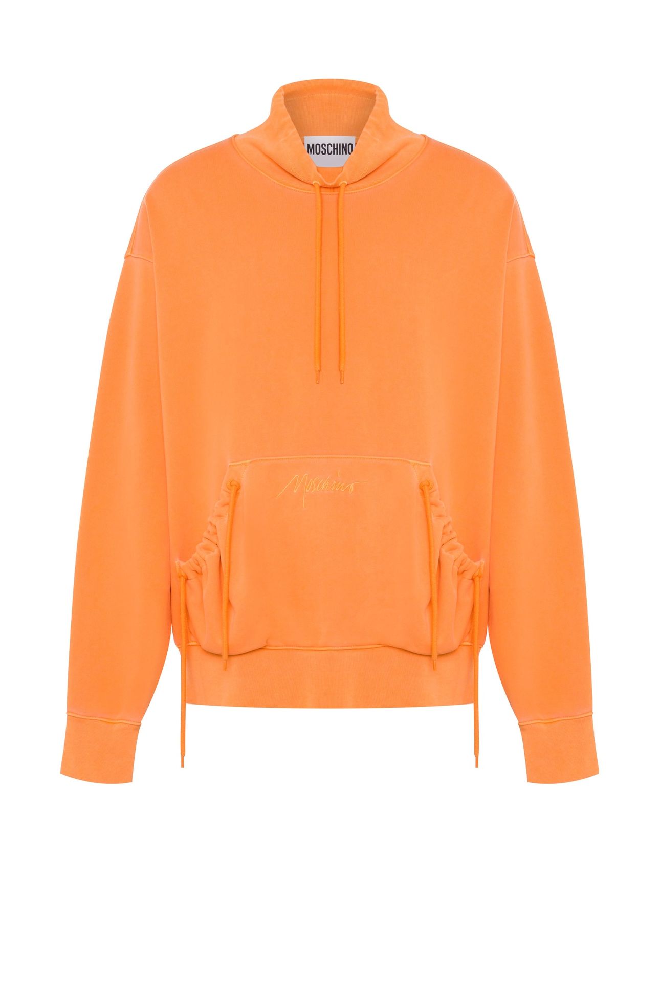 FADED COTTON SWEATSHIRT LOGO SIGNATURE ORANGE 3