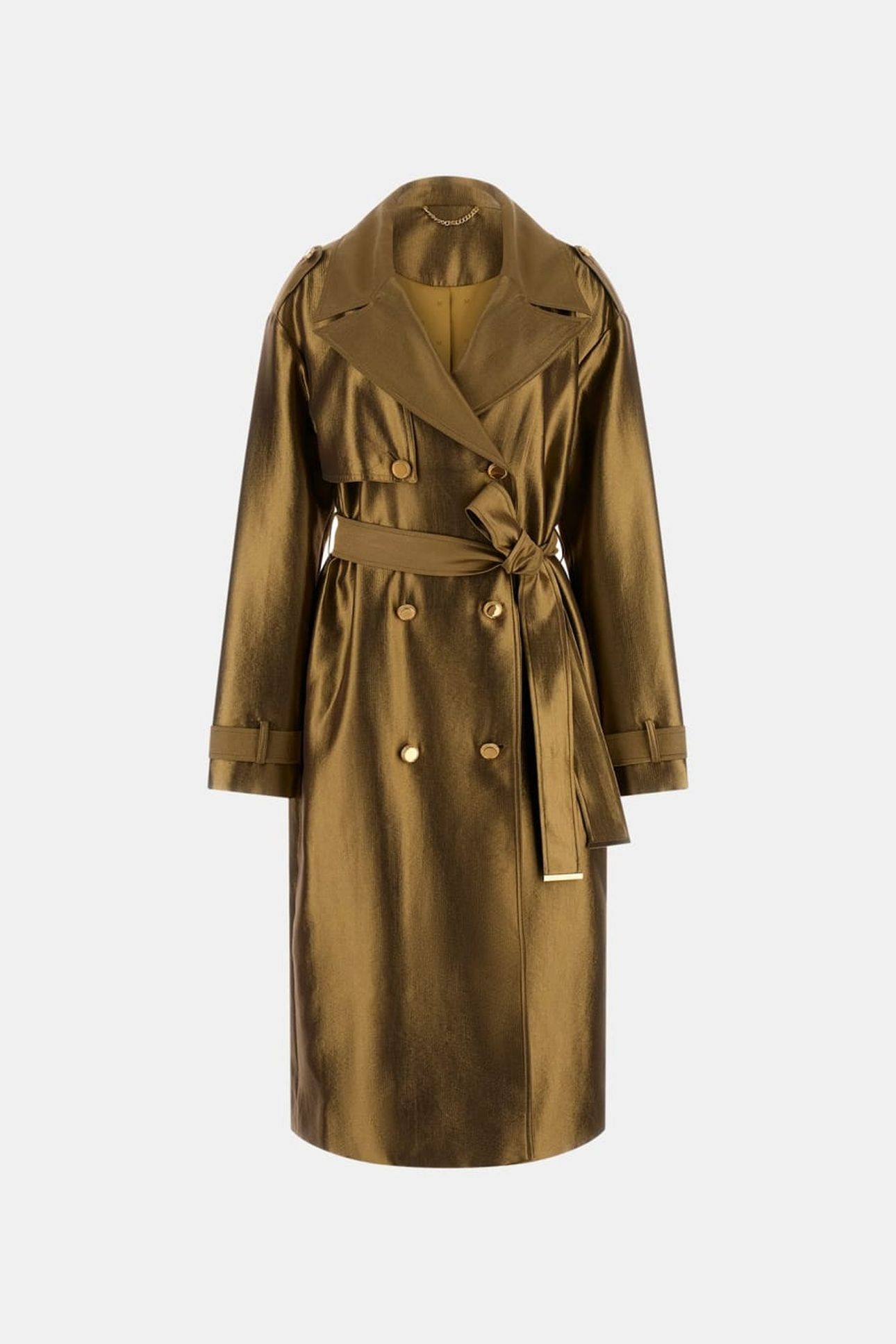 MILLA TRENCH COAT ANTIQUE GOLD MULTI 8