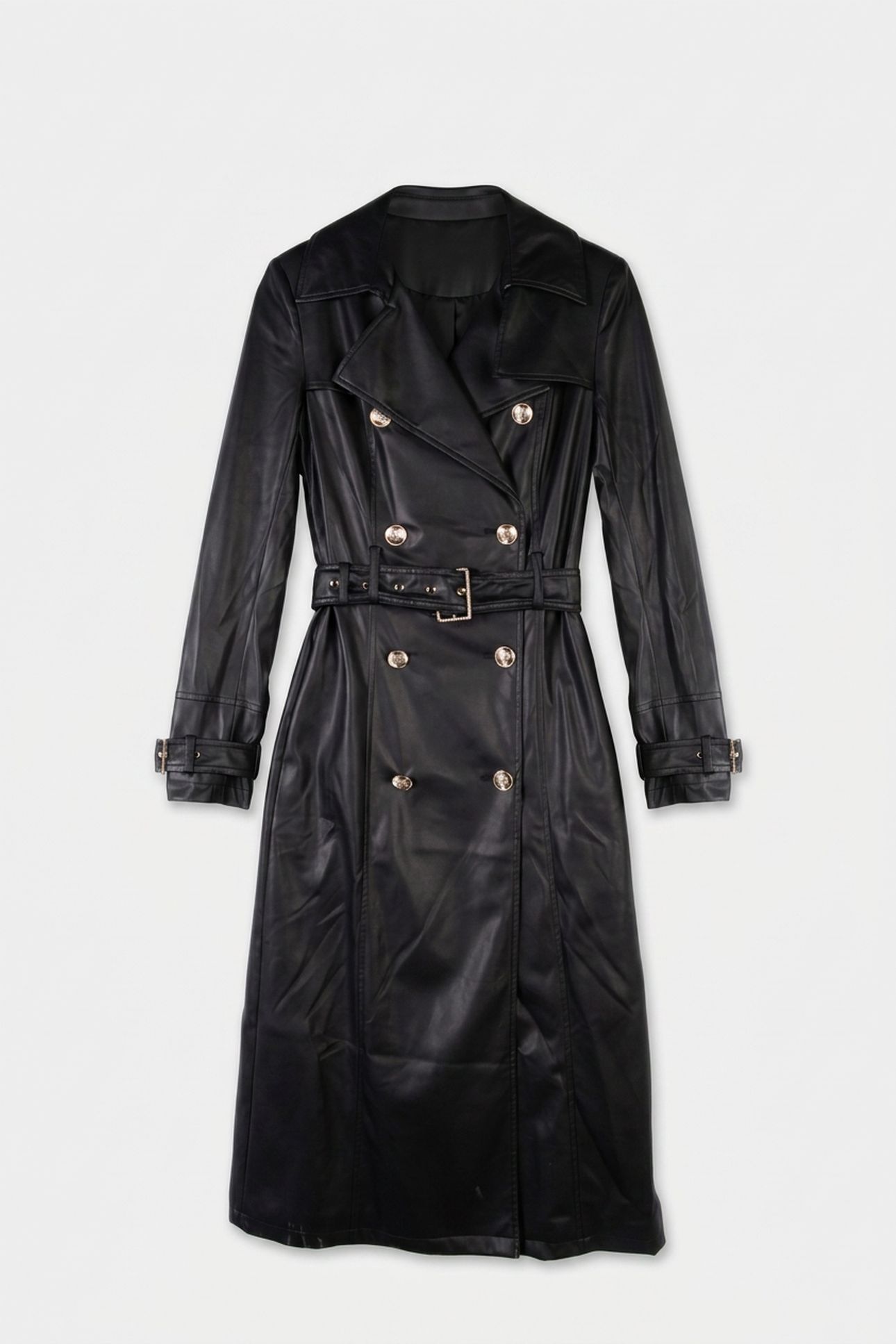 CAMILLE TRENCH JET BLACK A996 3