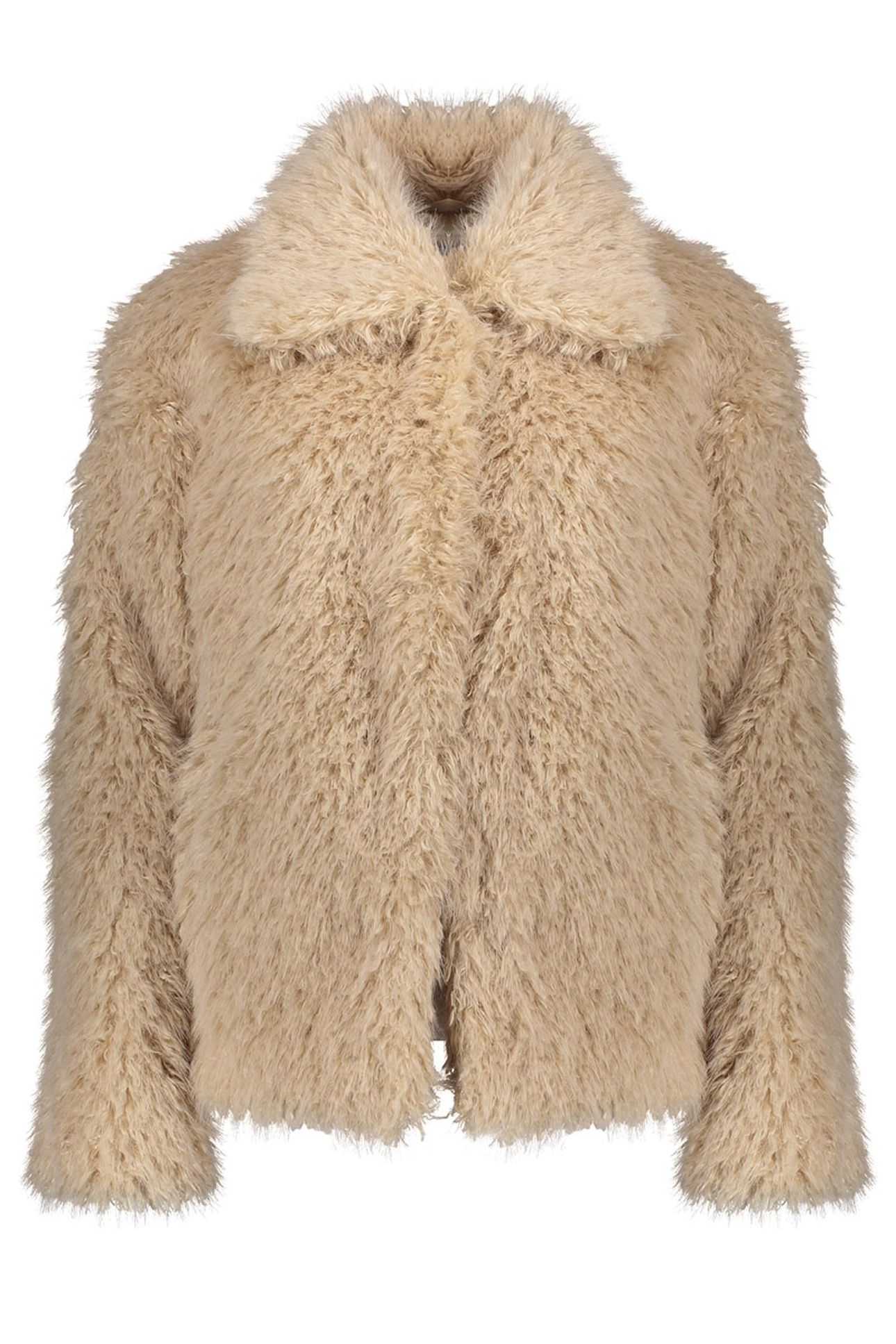 JACKET HAIRY LIGHT SAND 1