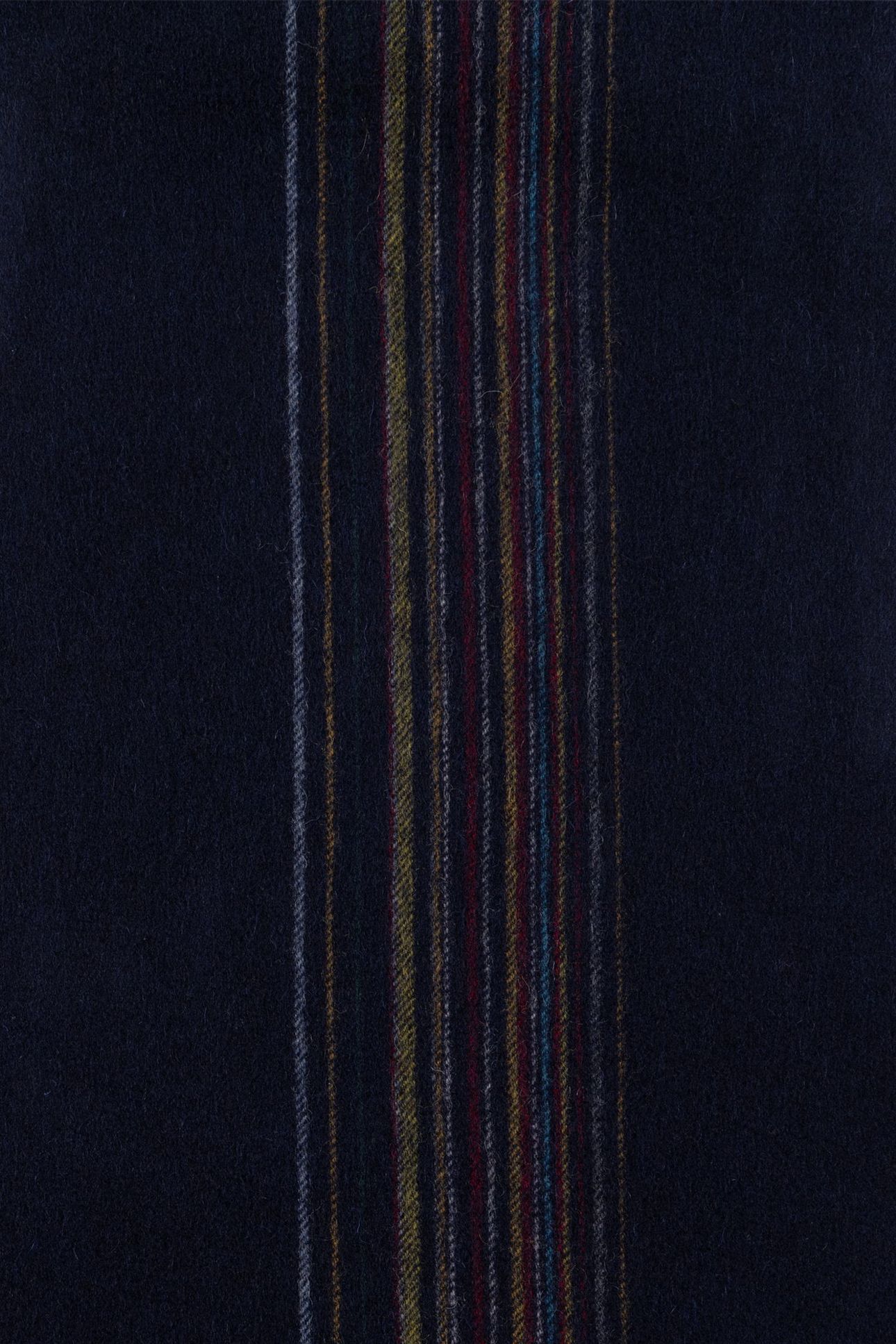 MEN SCARF OFFSET SIGNATR NAVY 5