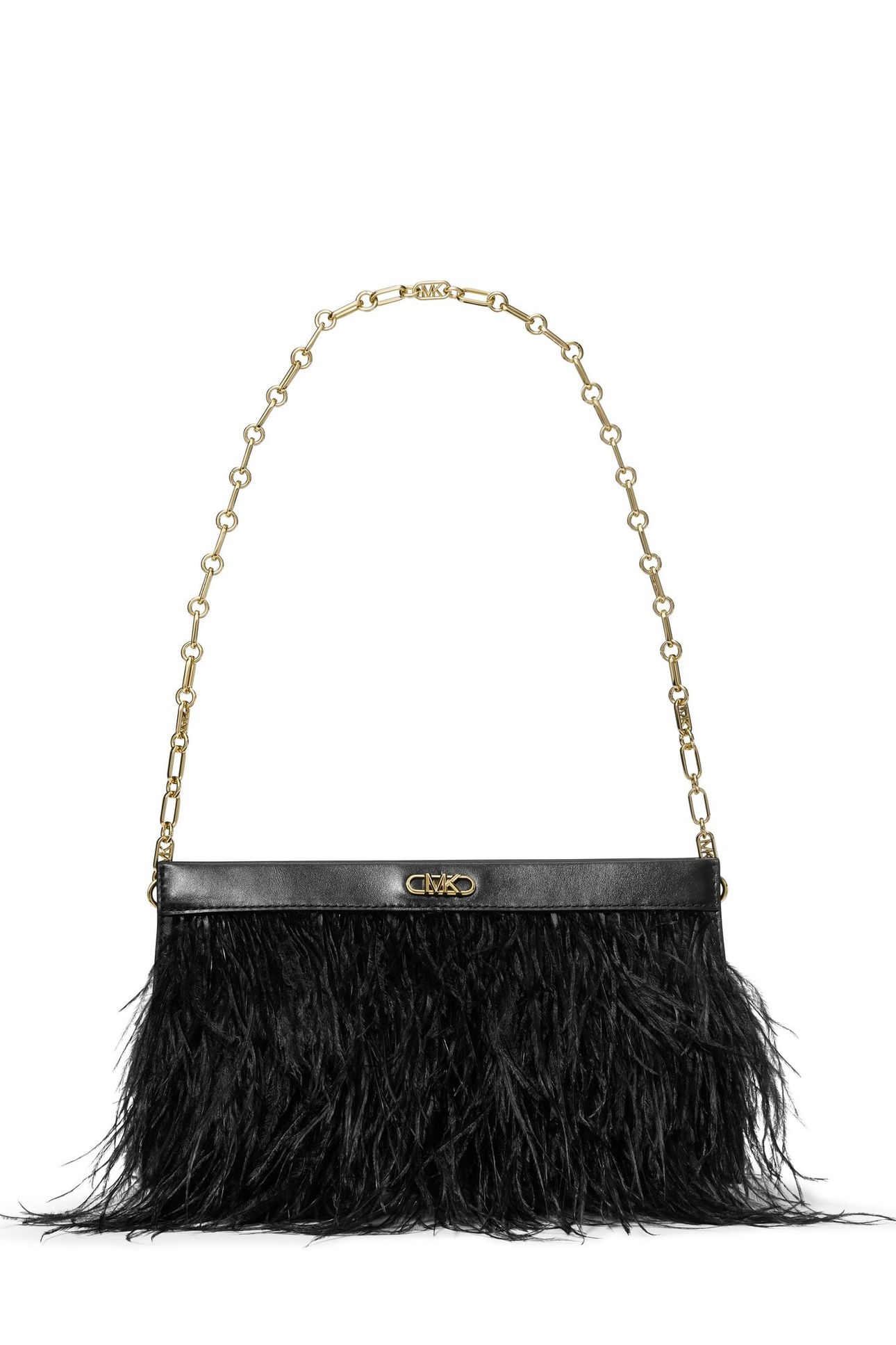 LARGE EMBELLISHED CONVERTIBLE CLUTCH BLACK 1