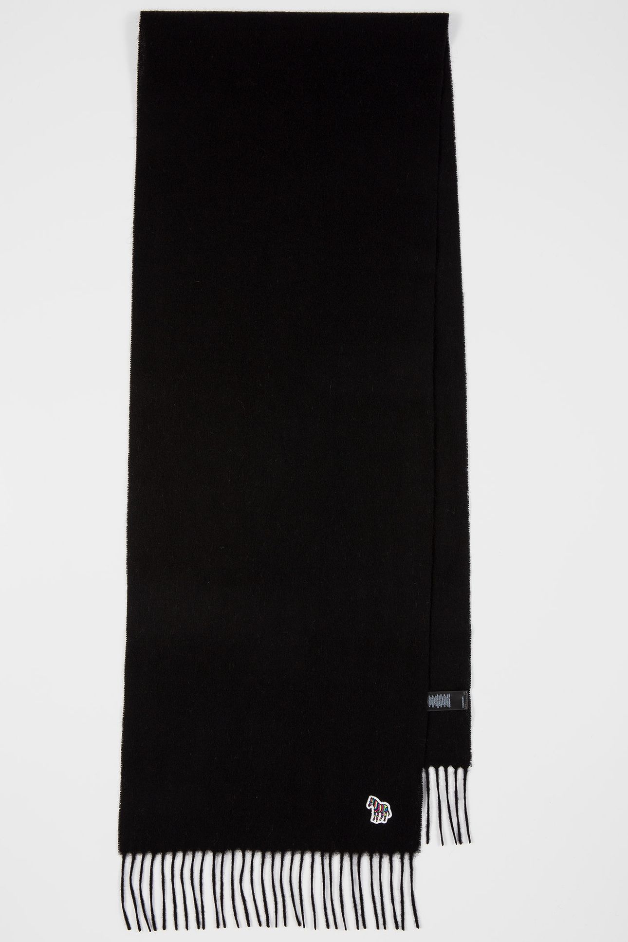 MEN SCARF PS ZEBRA BLACK 3