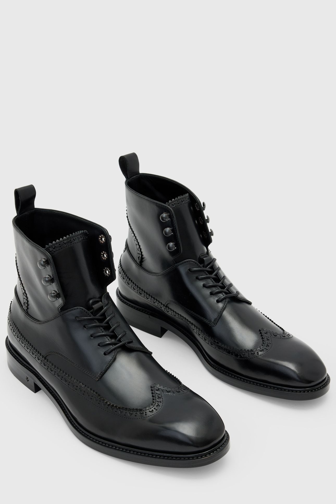 HARRISON WINGTIP BOOT MINERAL BLK 2
