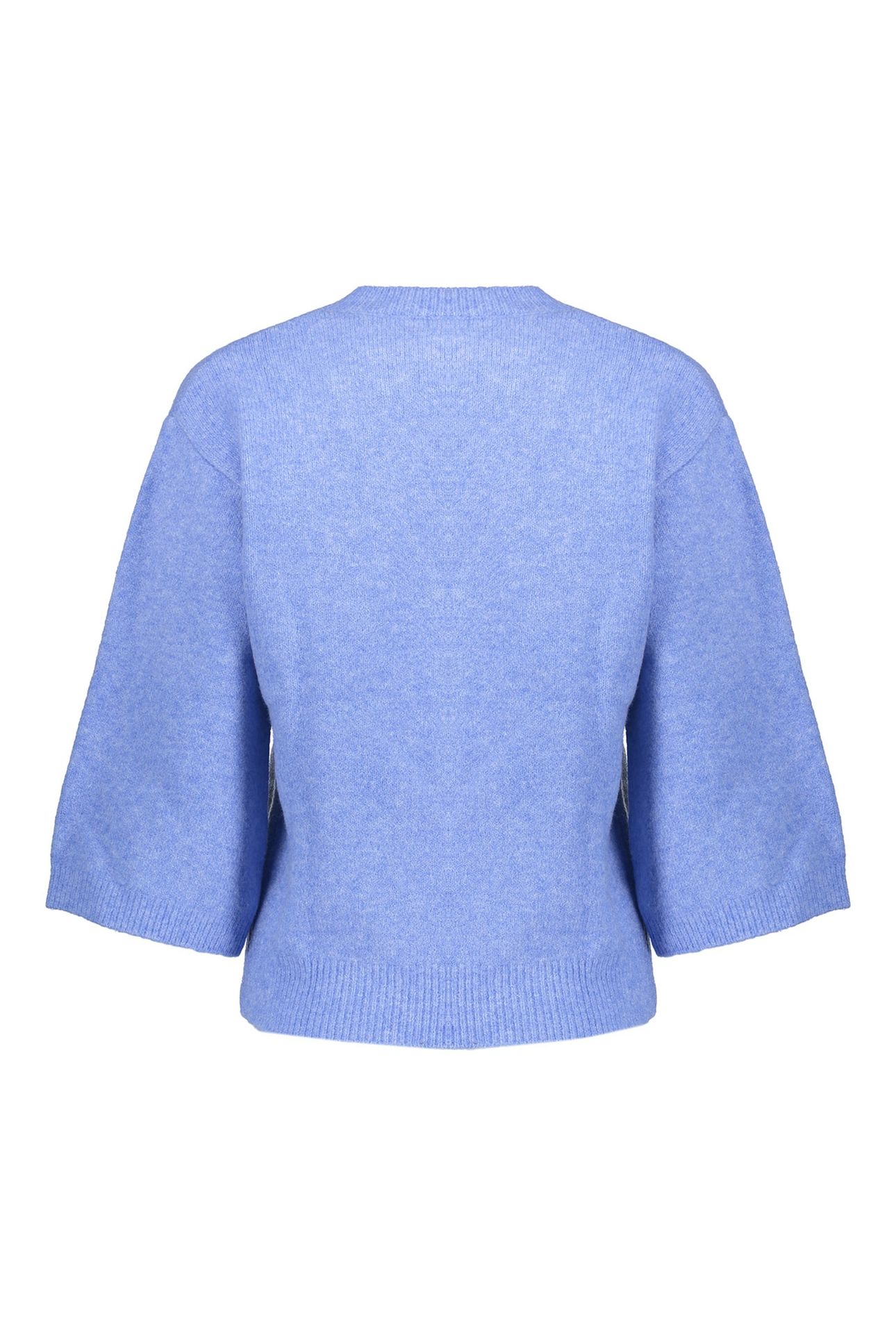 CARDIGAN V-NECK 3/4 SLEEVES BLUE 2