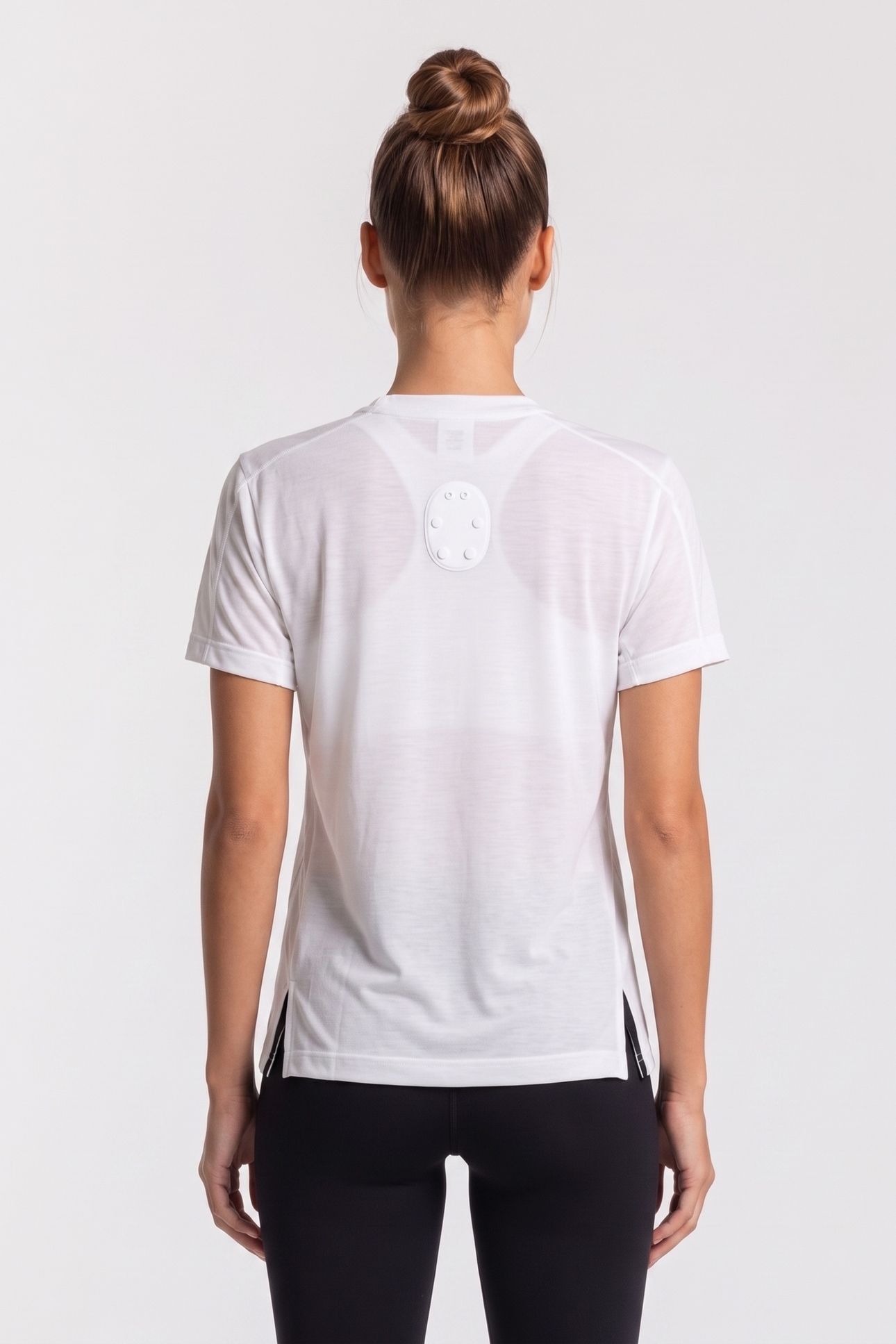 UNISEX PERFORMANCE YOGA PREMIUM TRAINING T-SHIRT WHITE 3
