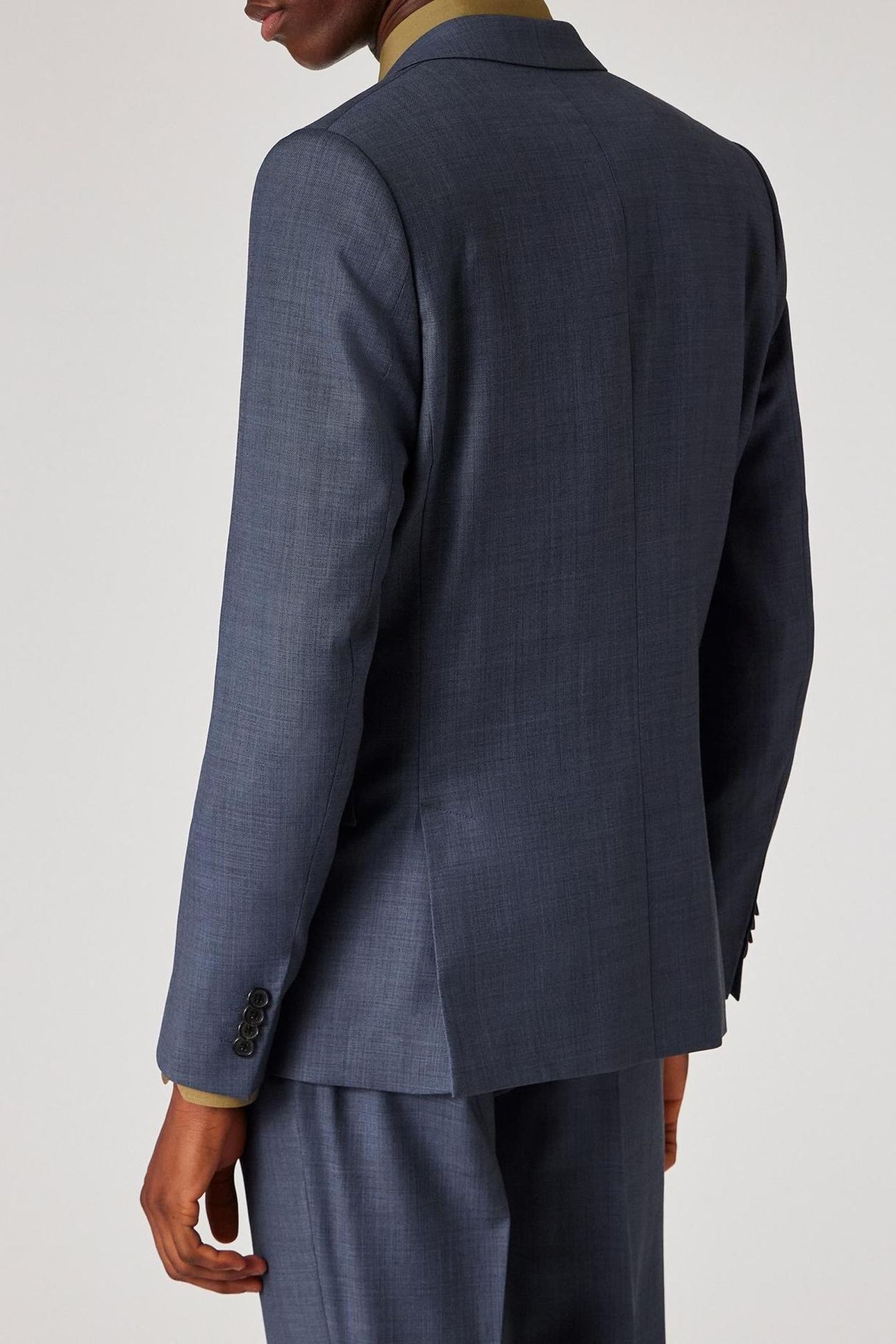 MENS TAILORED FIT 2 BUTTON SUIT BLUE 3