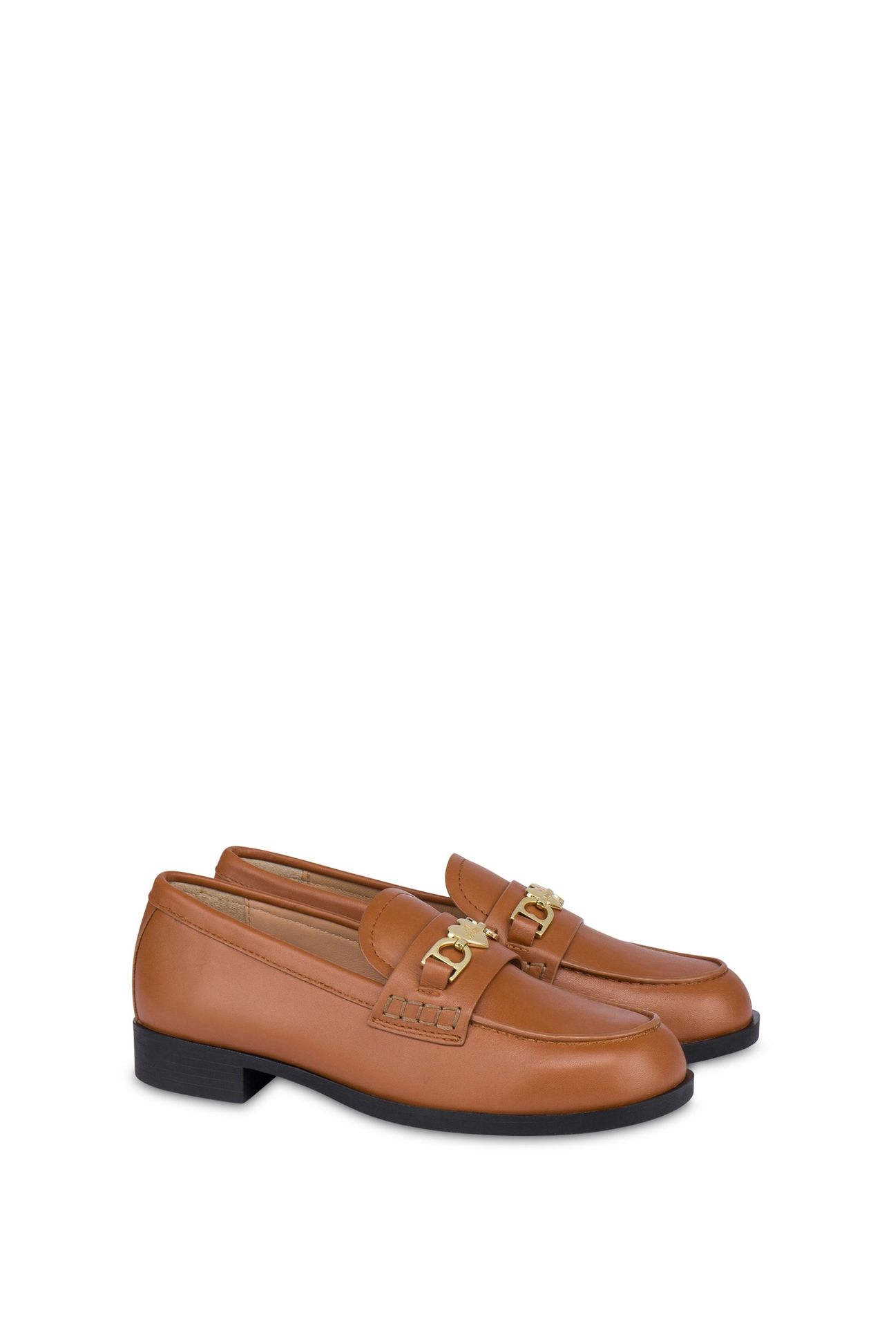 CALFSKIN VARSITY MOCCASINS RED 2