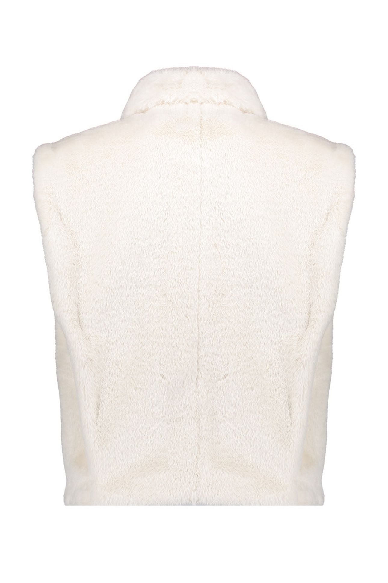 BODYWARMER FAKE FUR OFF-WHITE 2