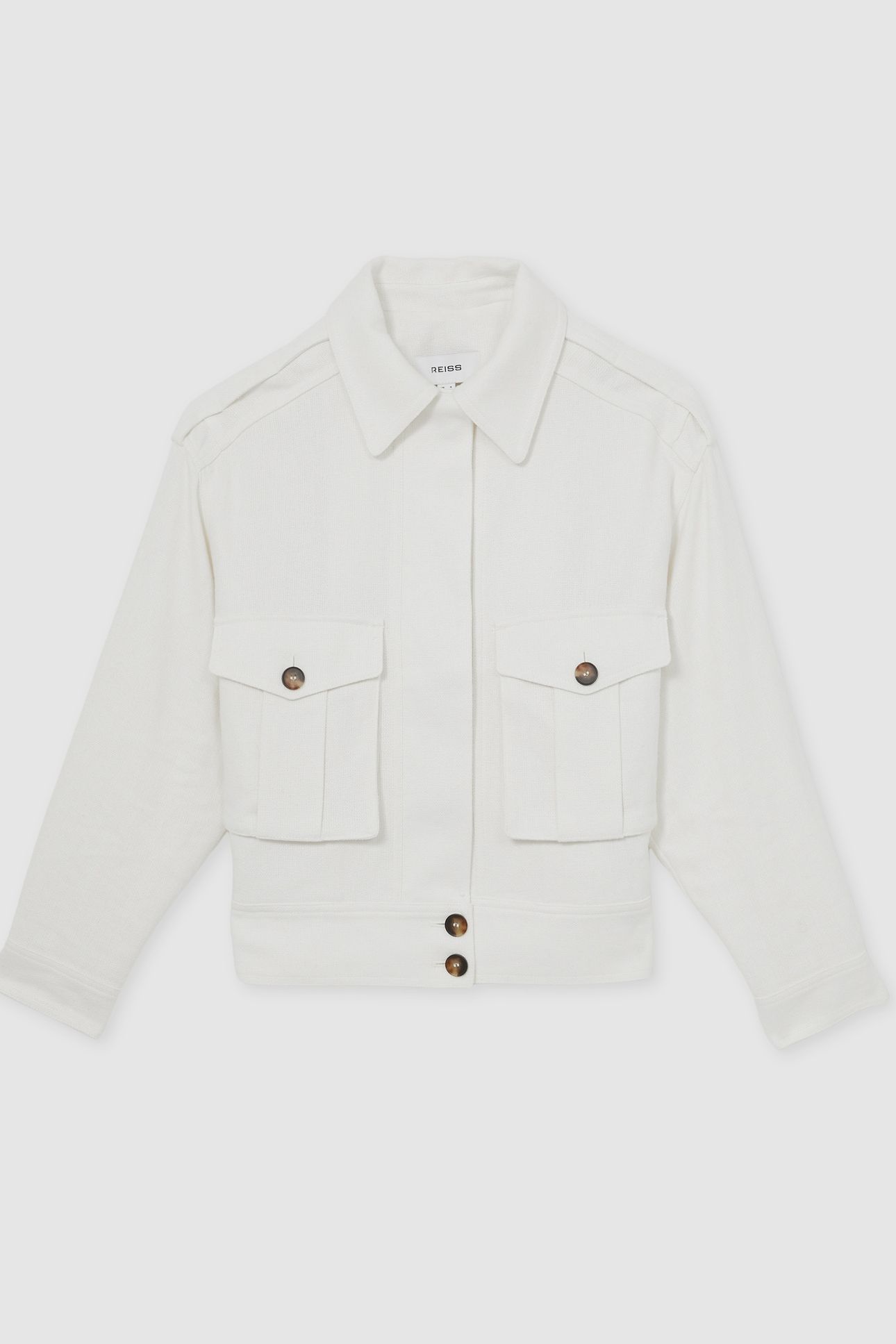 LINEN JACKET WHITE 3