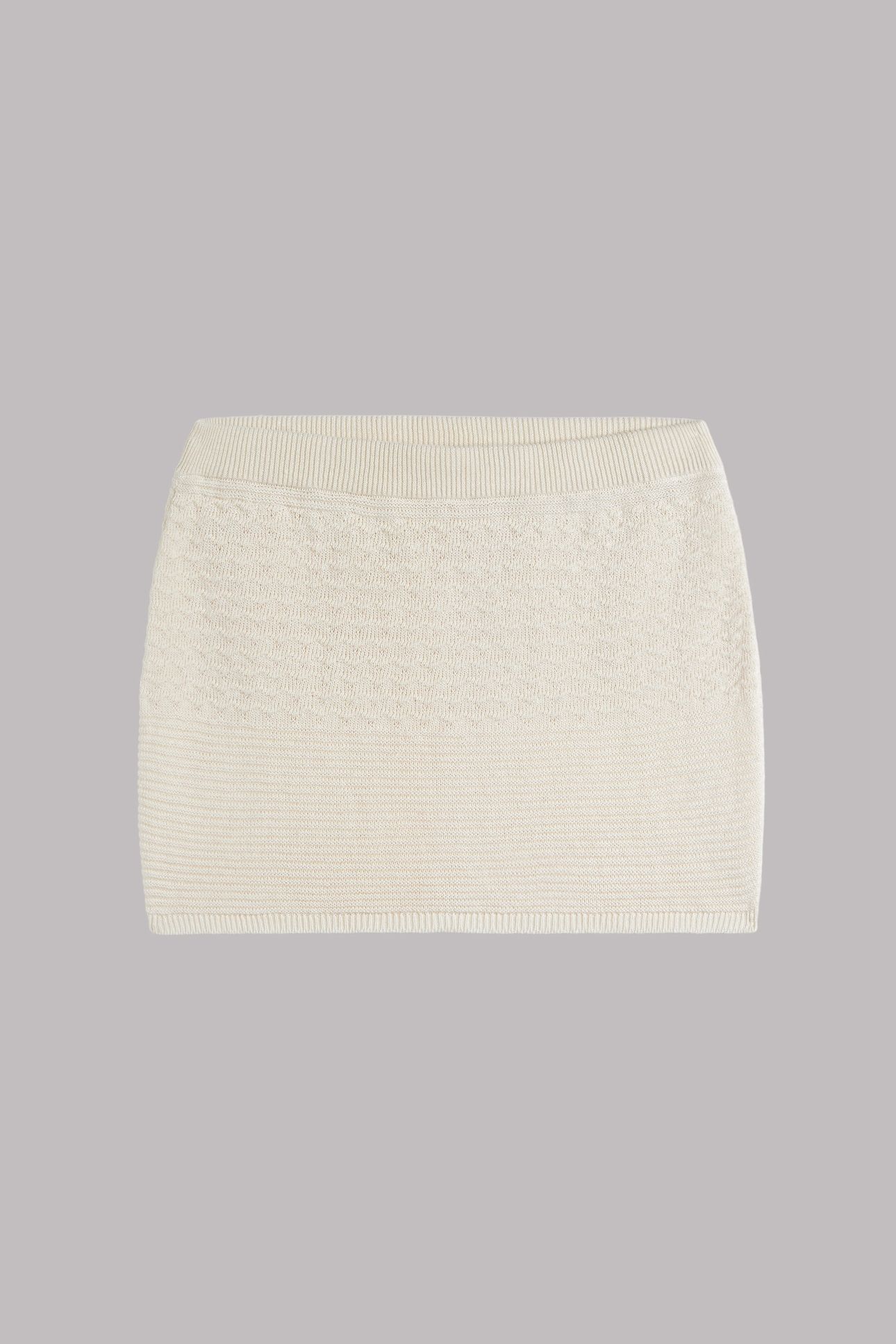 THE WHITE CROCHET SKIRT MIKUTA WHITE 3