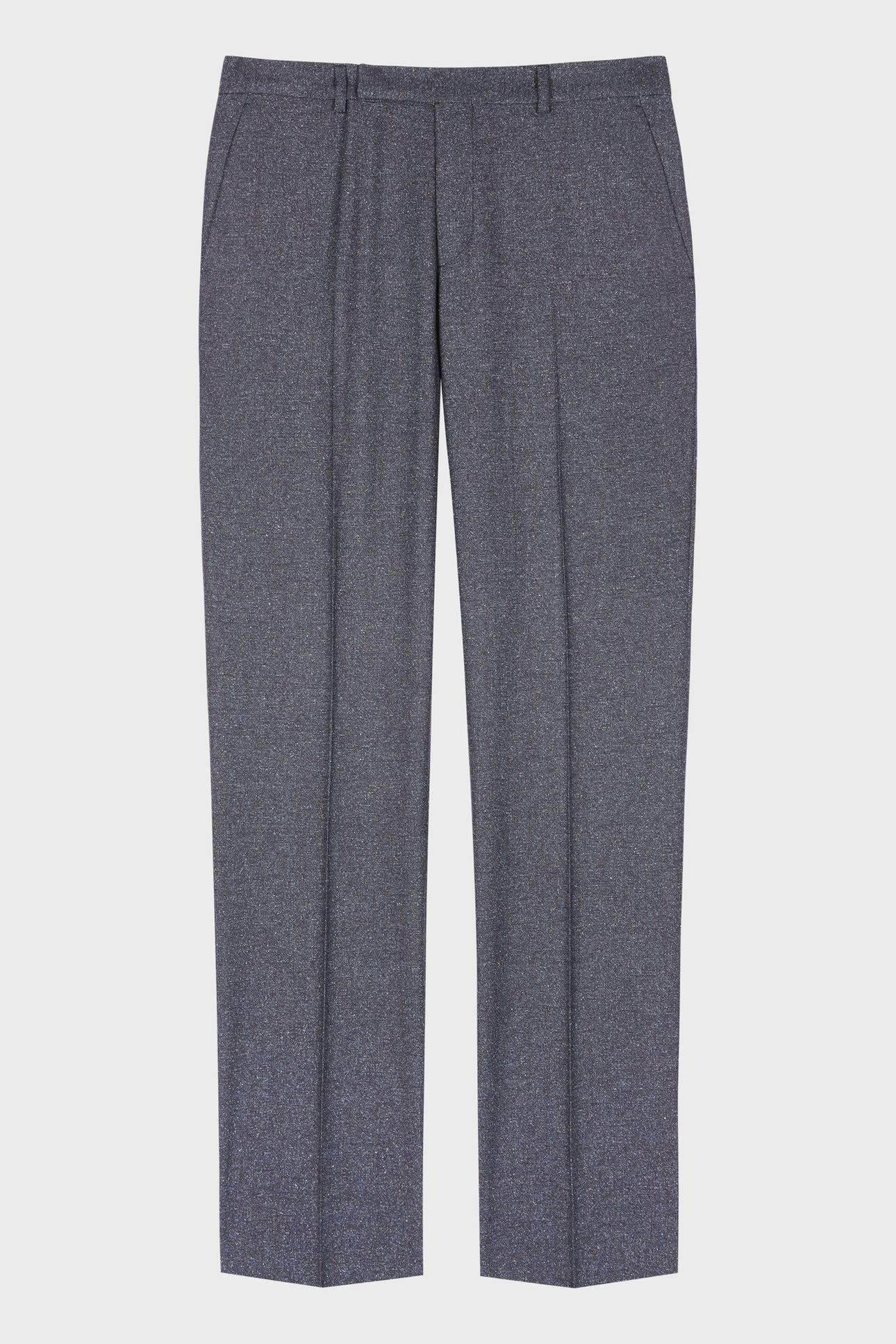 MENS TAILORED FIT 2 BUTTON SUIT SMOKE 2