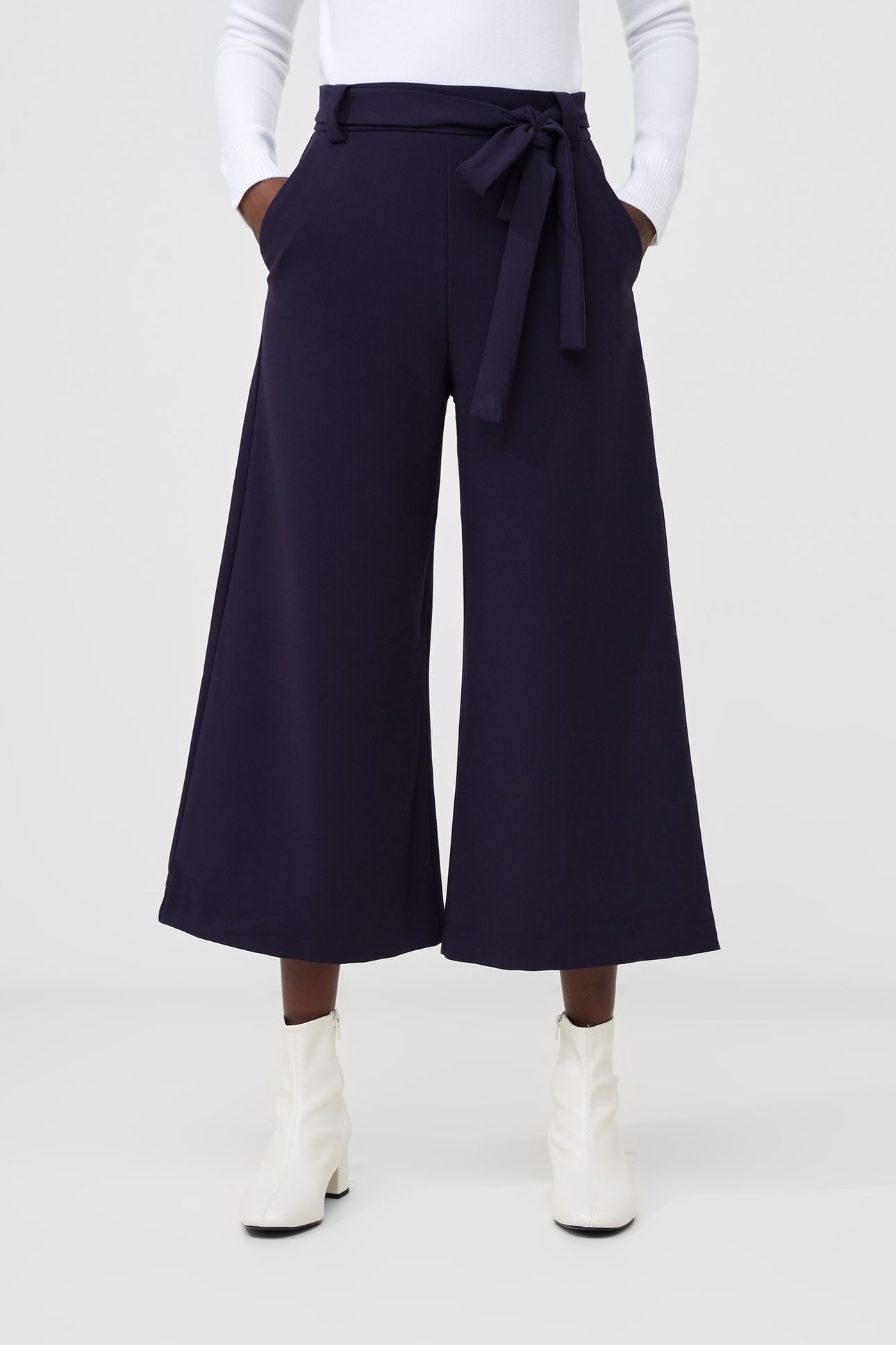WHISPER BELTED CULOTTES UTILITY BLUE 1