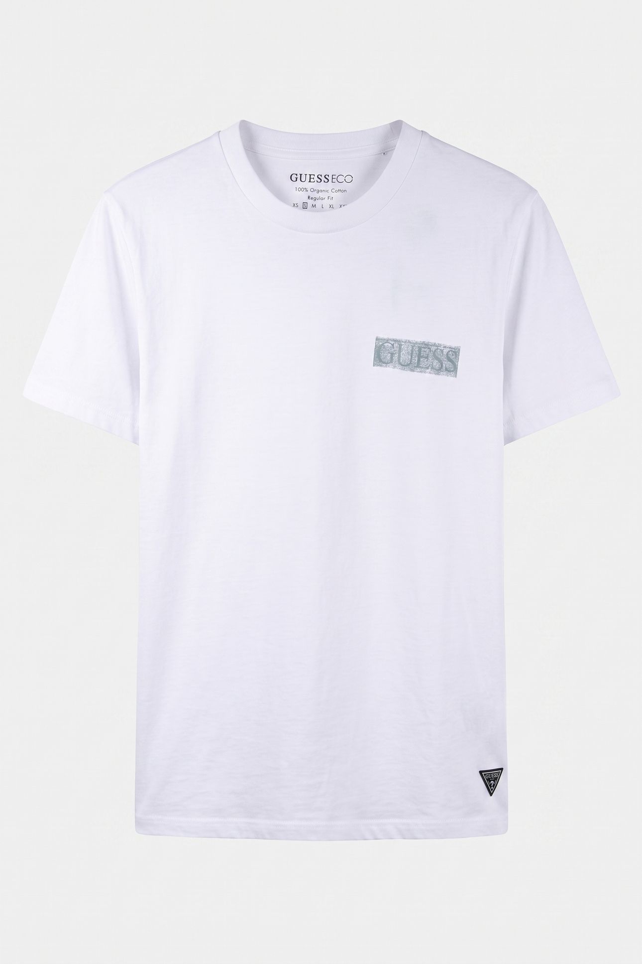 SS BSC PAINTERS TEE PURE WHITE/FULL GREY 3