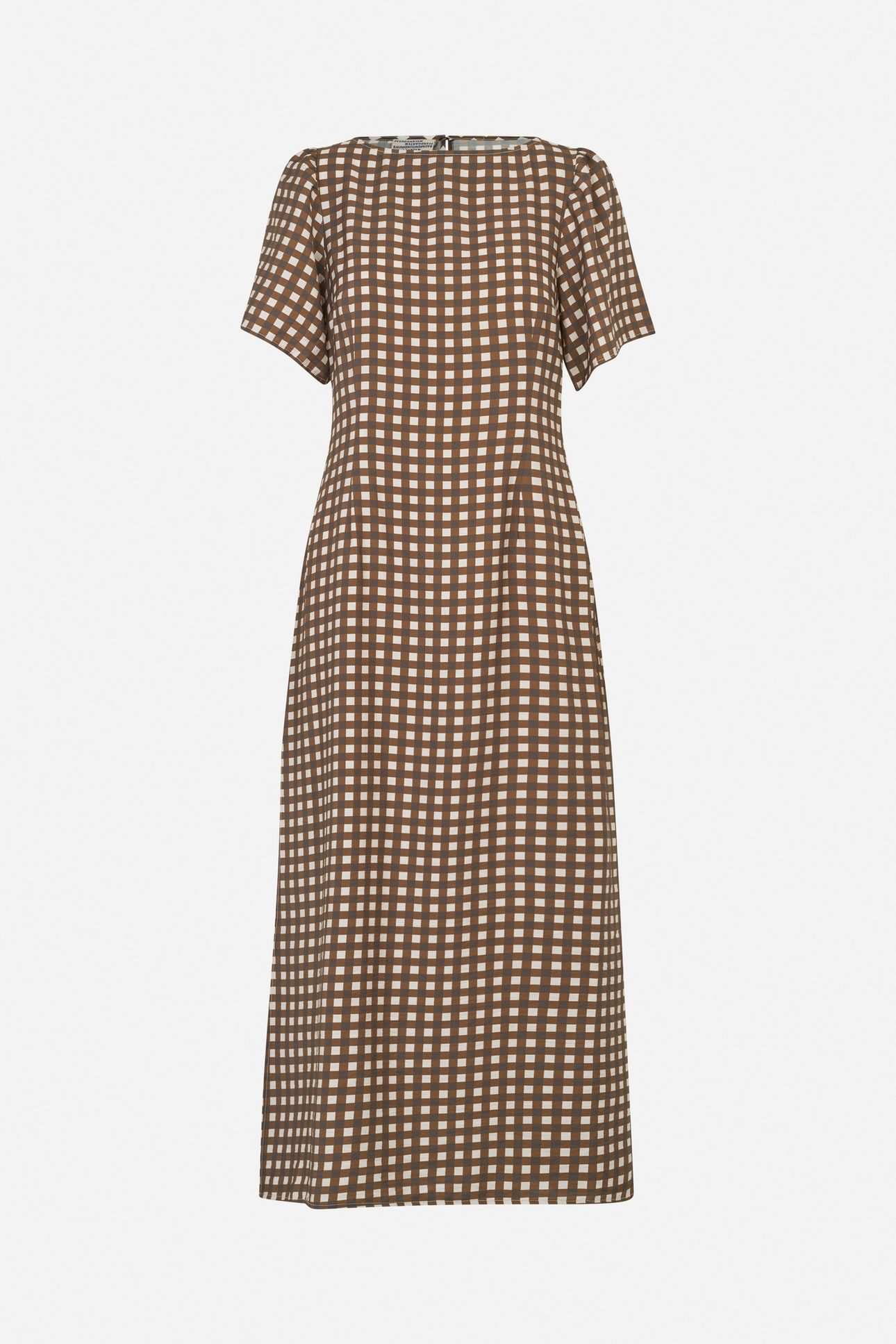 ADALENE DRESS HOT FUDGE CHECK 3