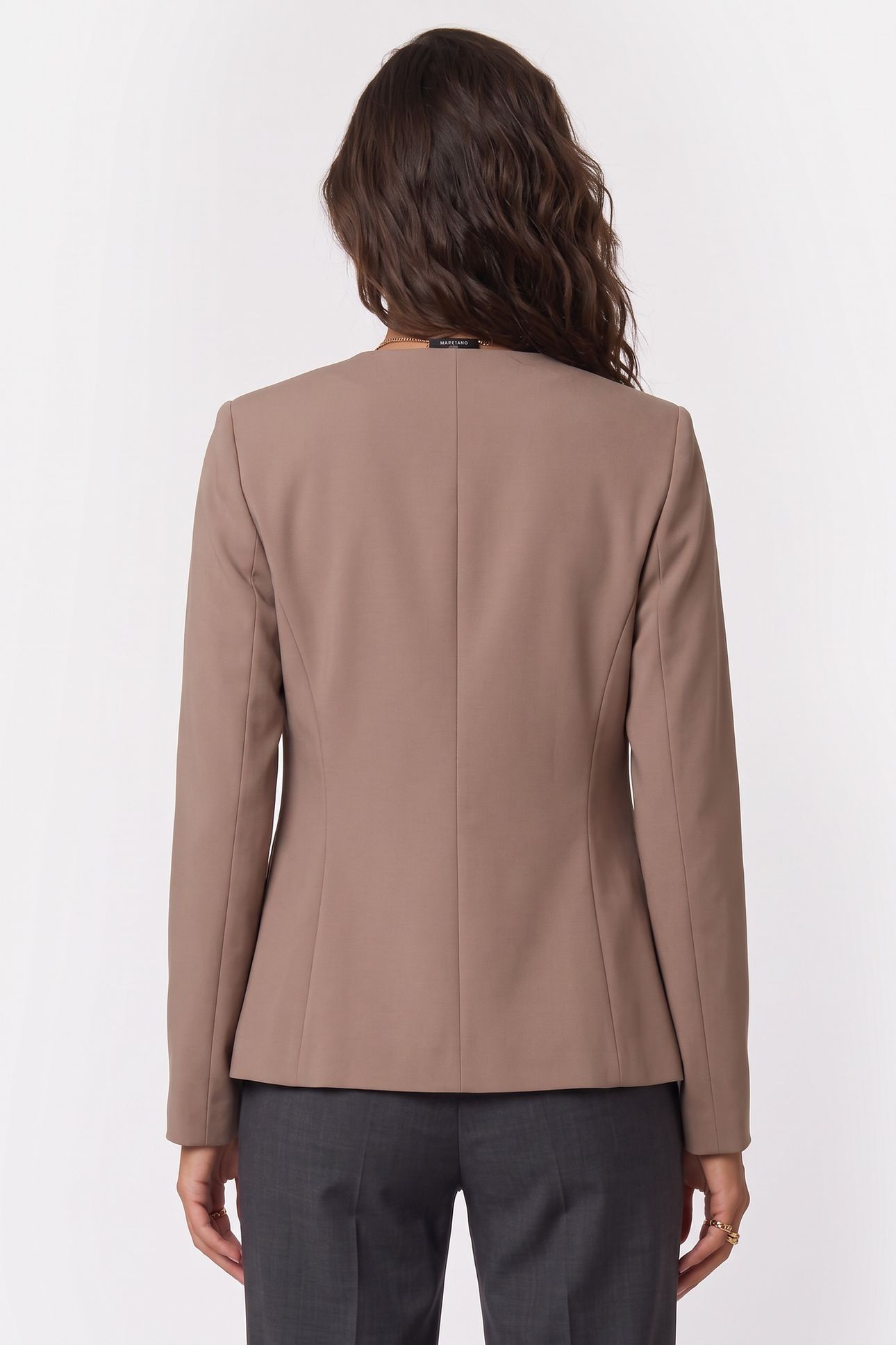 GWEN FRONT OPEN BLAZ BUFF TAUPE 2