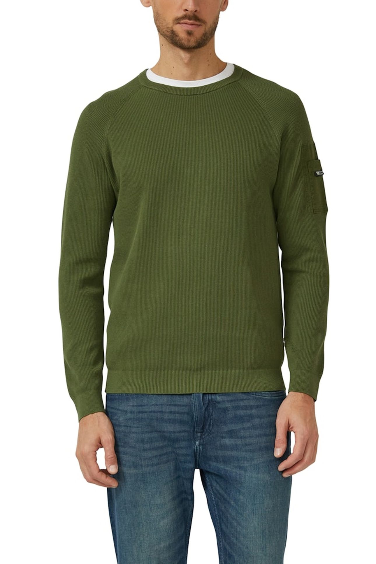S.OLIVER PULLOVER GREEN 1