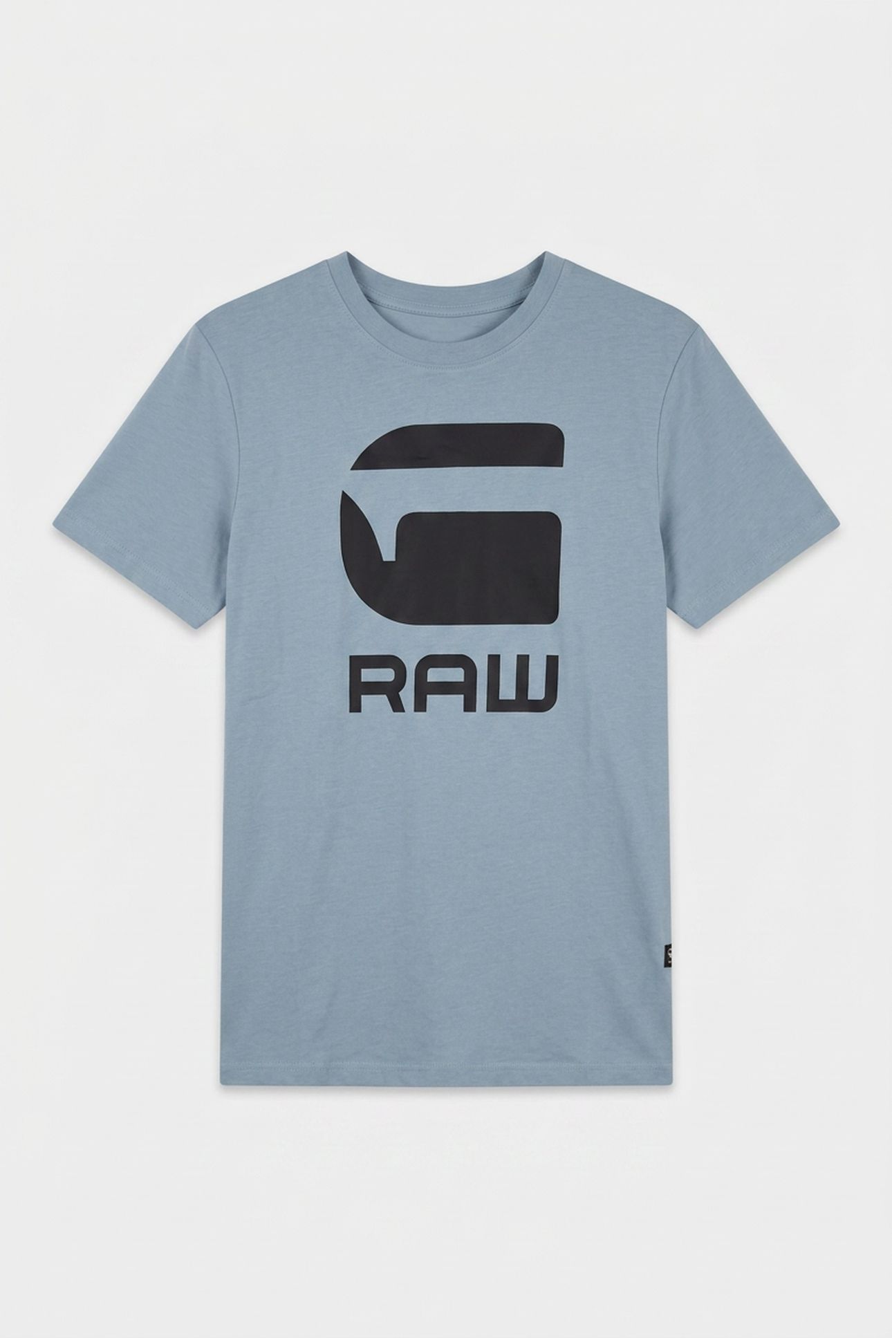 LOGO SLIM T-SHIRT ASH BLUE 3