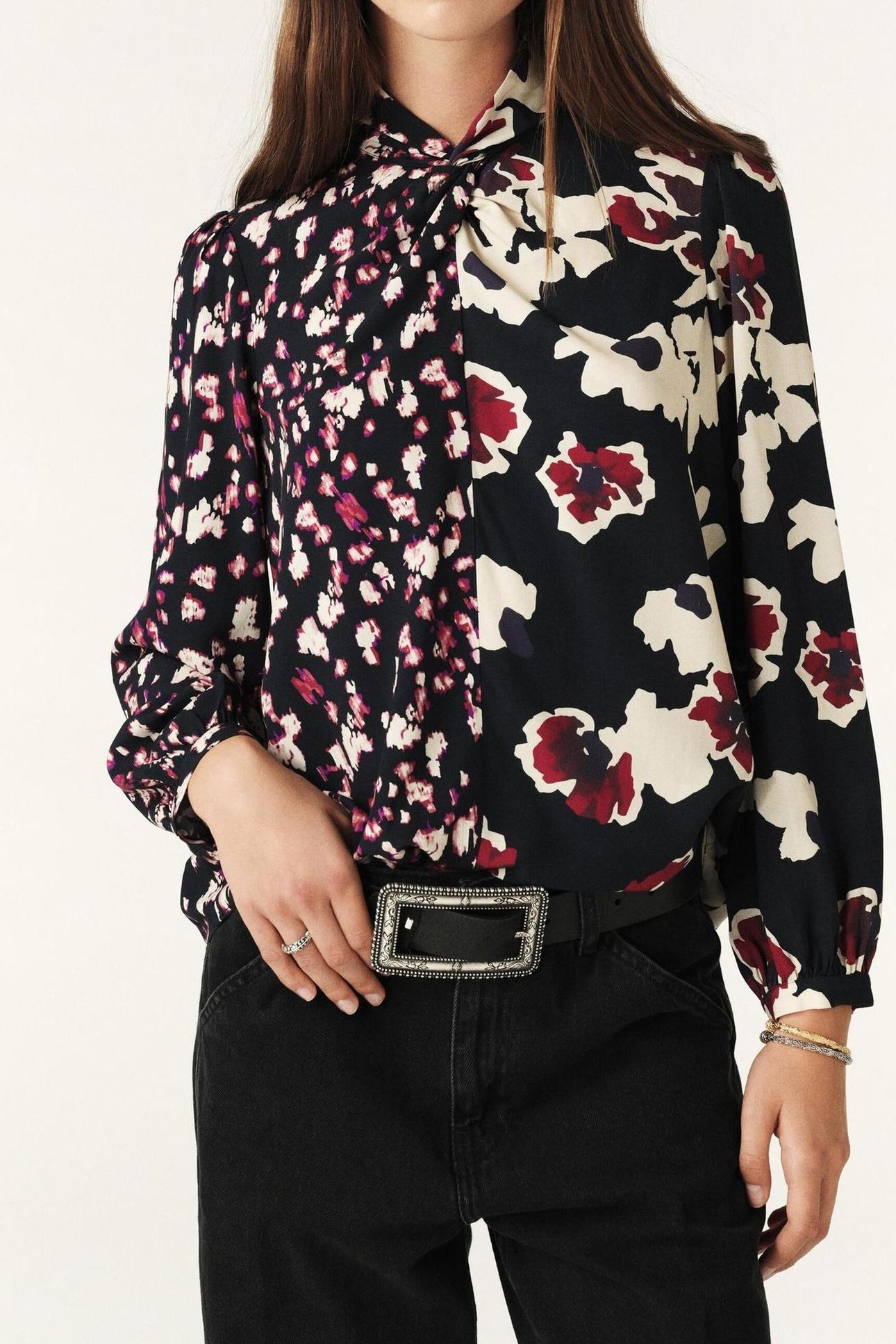 LONG SLEEVES BLOUSE BORDEAUX 1