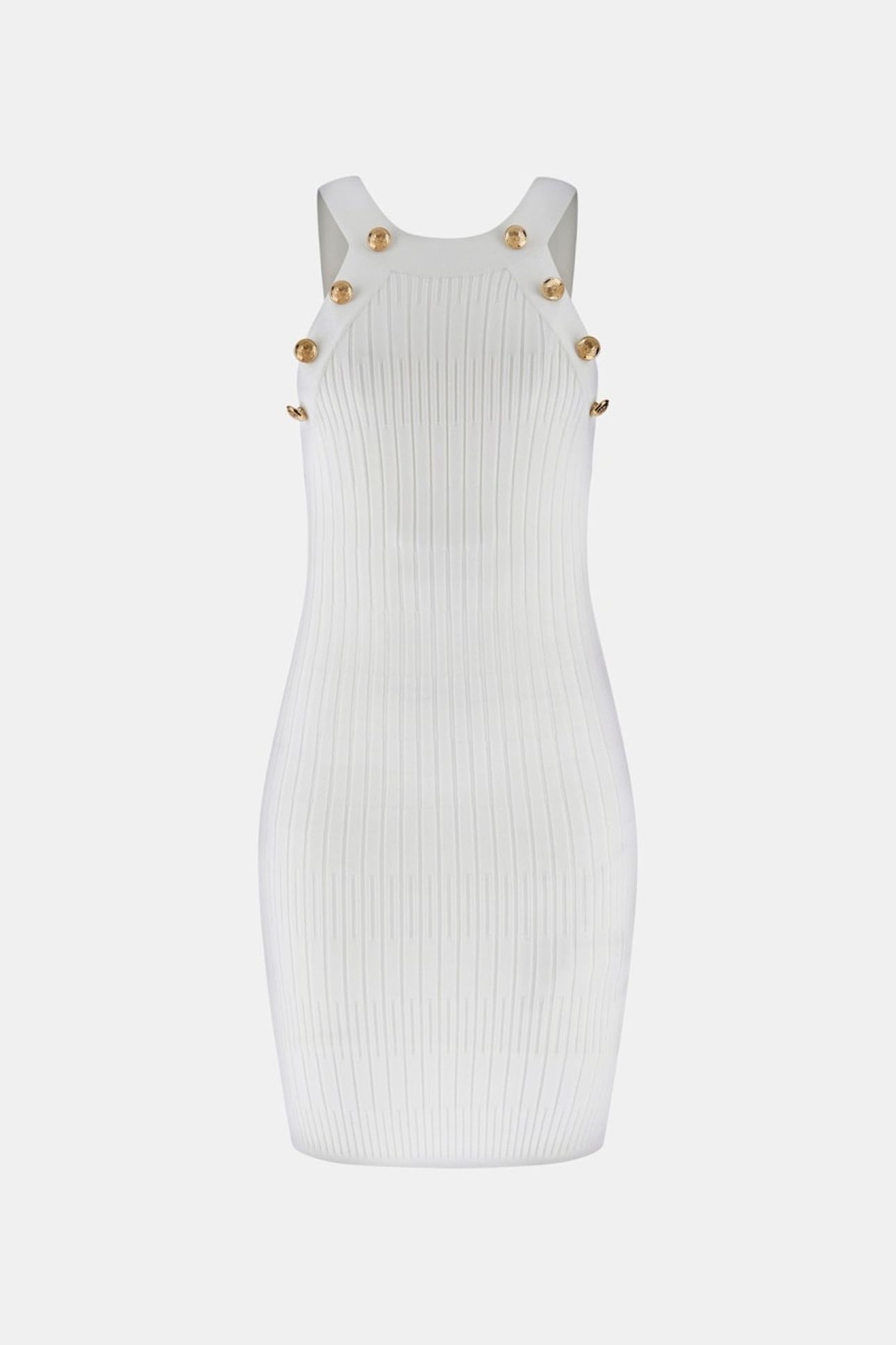 JANET RIBBED HN DRES WHITE PEAKS 8
