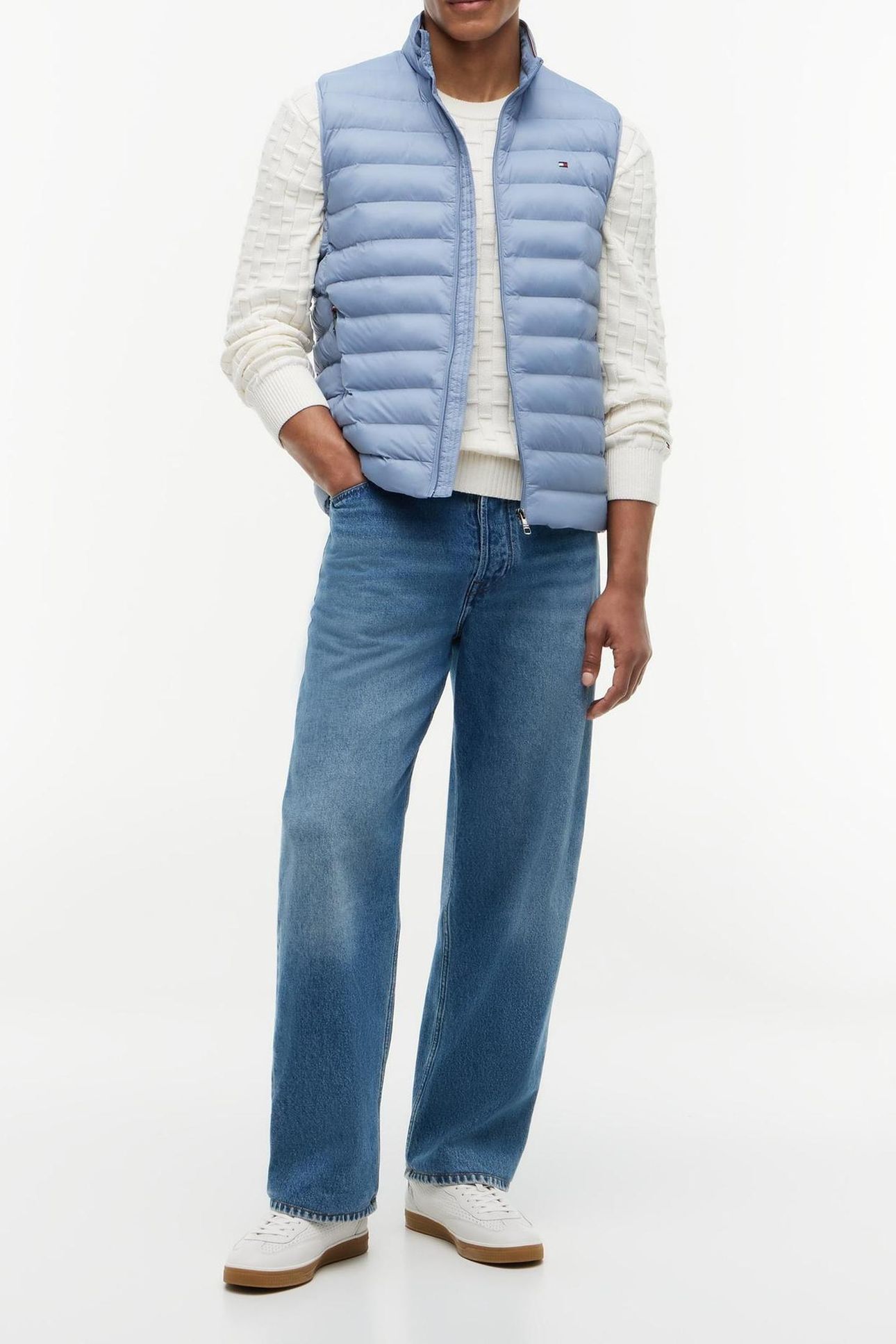 PACKABLE RECYCLED VEST BRISK BLUE 1