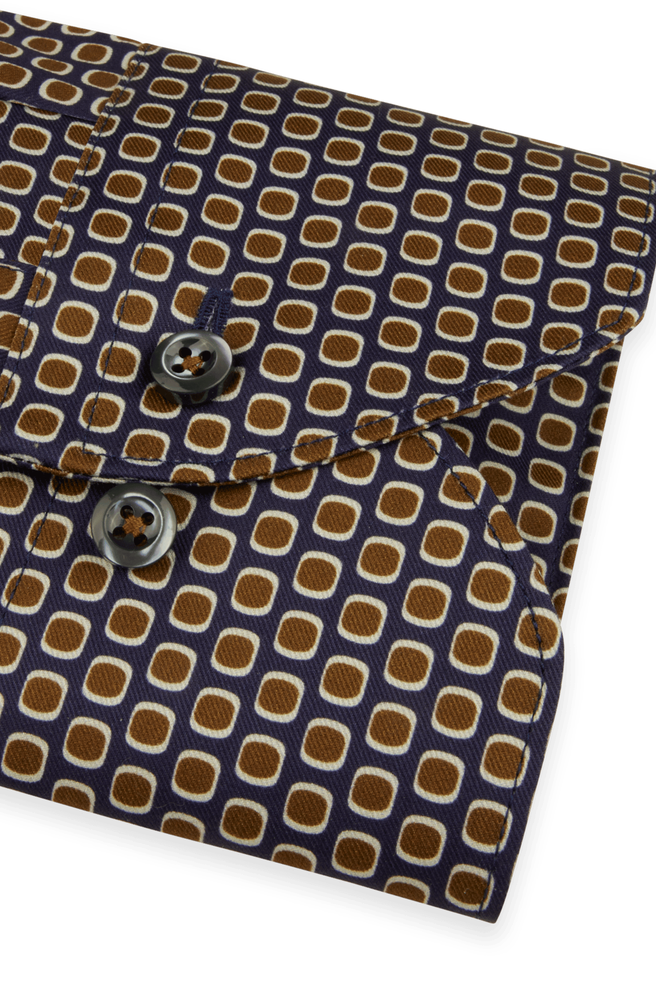 FITTED BODY/90, RC CUFF NAVY PATTERN 3