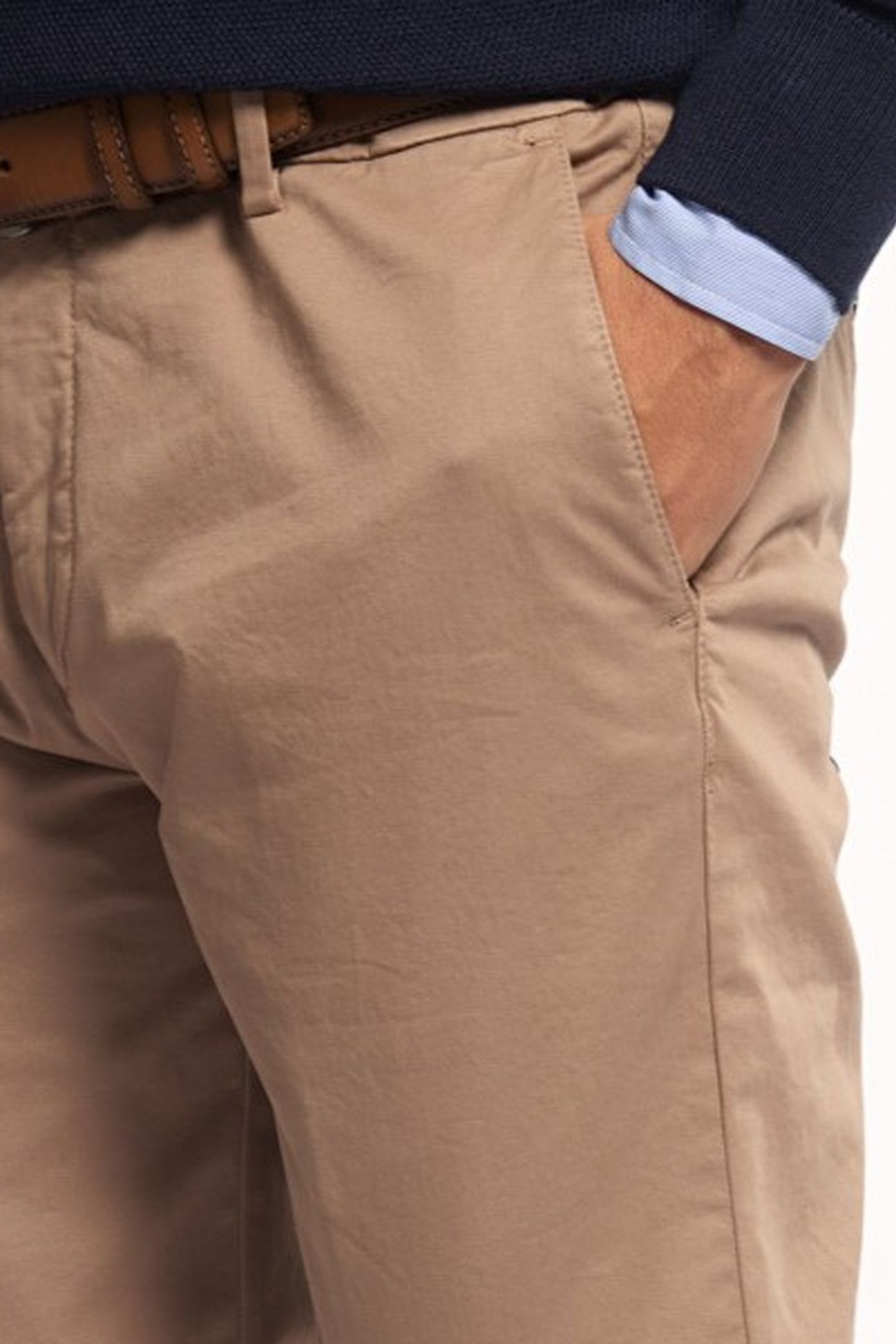 BASIC CHINO STRETCH BROWN 2